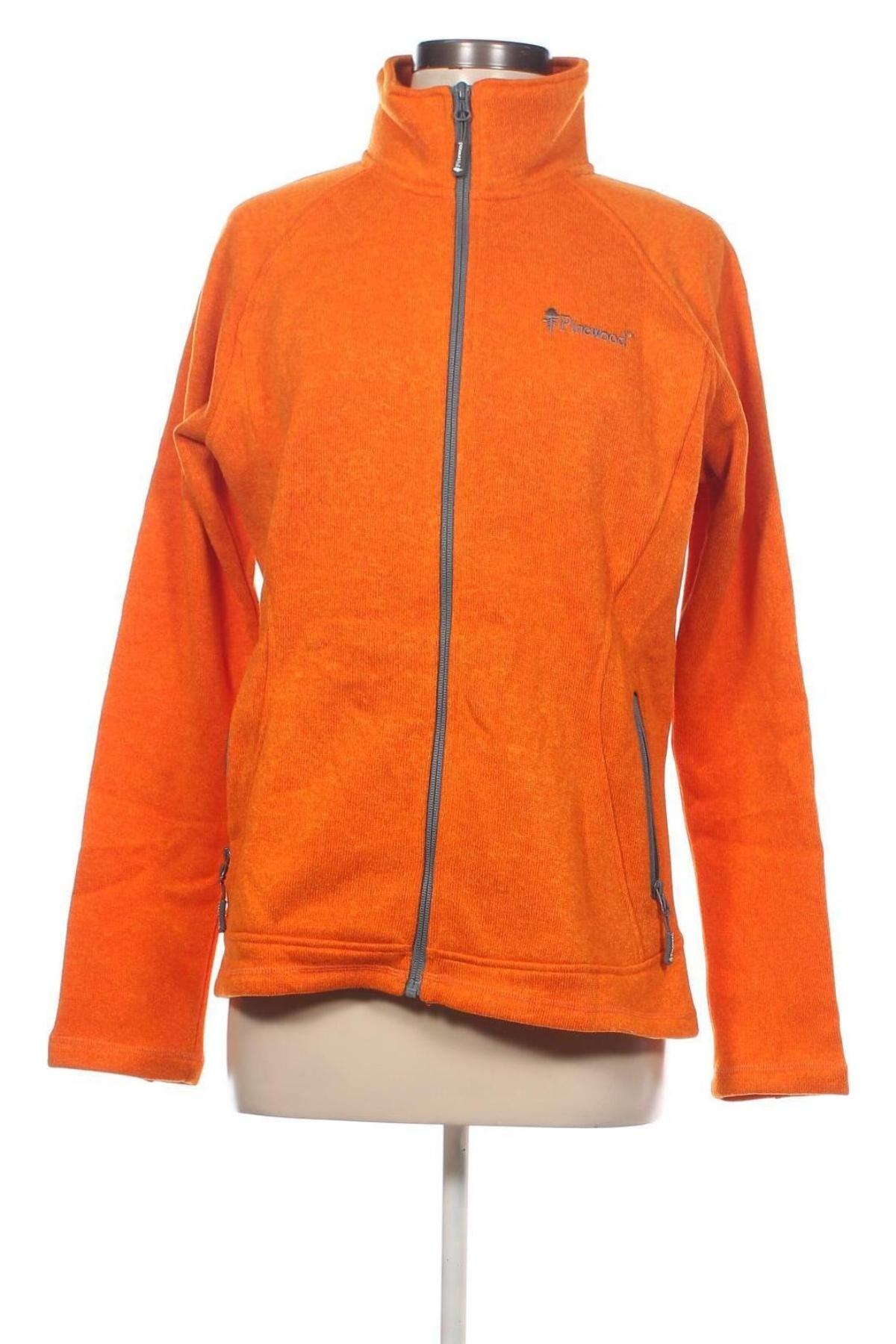 Дамско спортно горнище Pinewood, Размер M, Цвят Оранжев, Цена 36,00 лв.