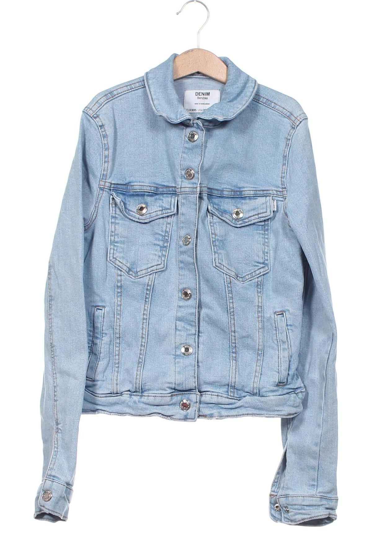 Damenjacke Bershka, Größe XXS, Farbe Blau, Preis € 4,49