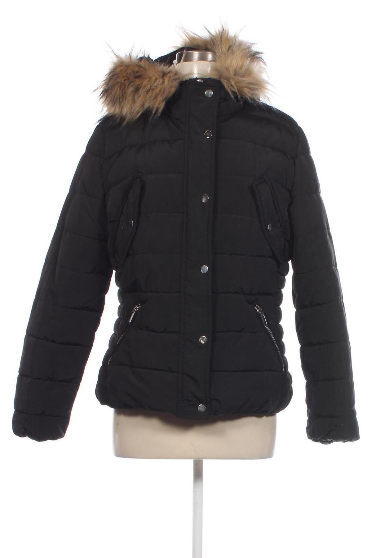 Γυναικείο μπουφάν H&M, Μέγεθος L, Χρώμα Μαύρο, Τιμή 17,22 €