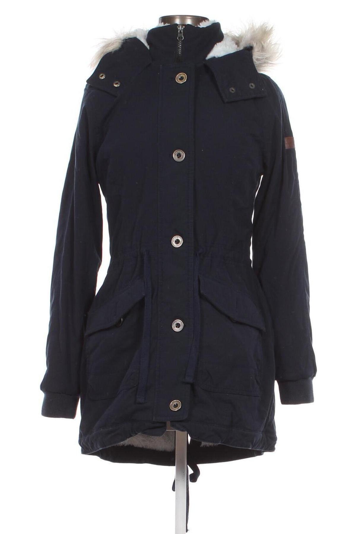 Γυναικείο μπουφάν Hollister, Μέγεθος M, Χρώμα Μπλέ, Τιμή 23,66 €