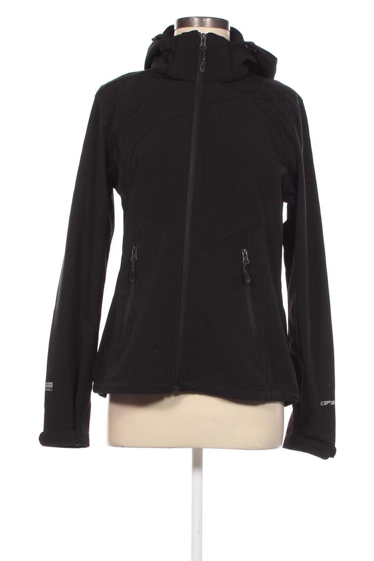 Γυναικείο μπουφάν Icepeak, Μέγεθος M, Χρώμα Μαύρο, Τιμή 15,59 €