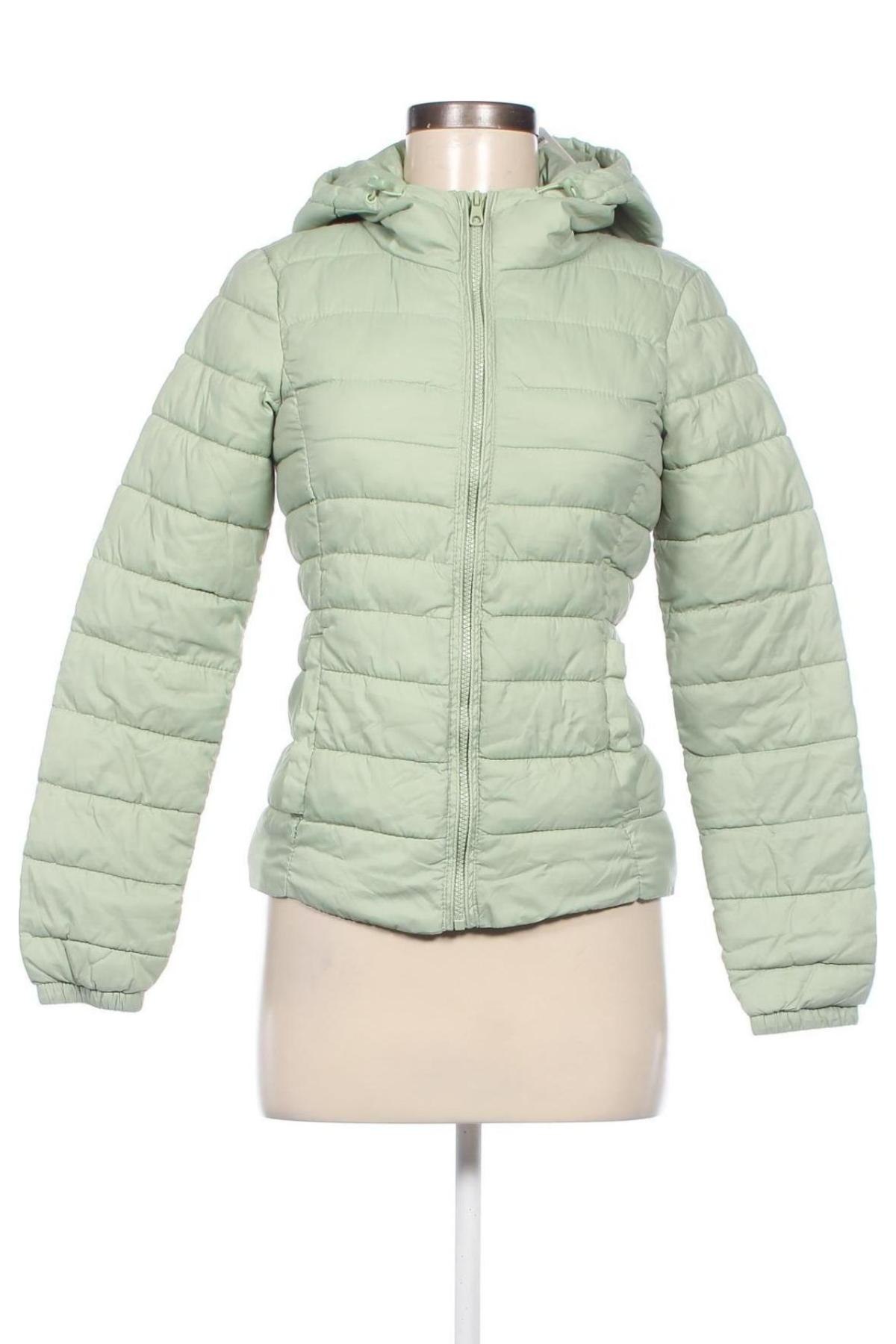 Γυναικείο μπουφάν ONLY, Μέγεθος XS, Χρώμα Πράσινο, Τιμή 5,33 €