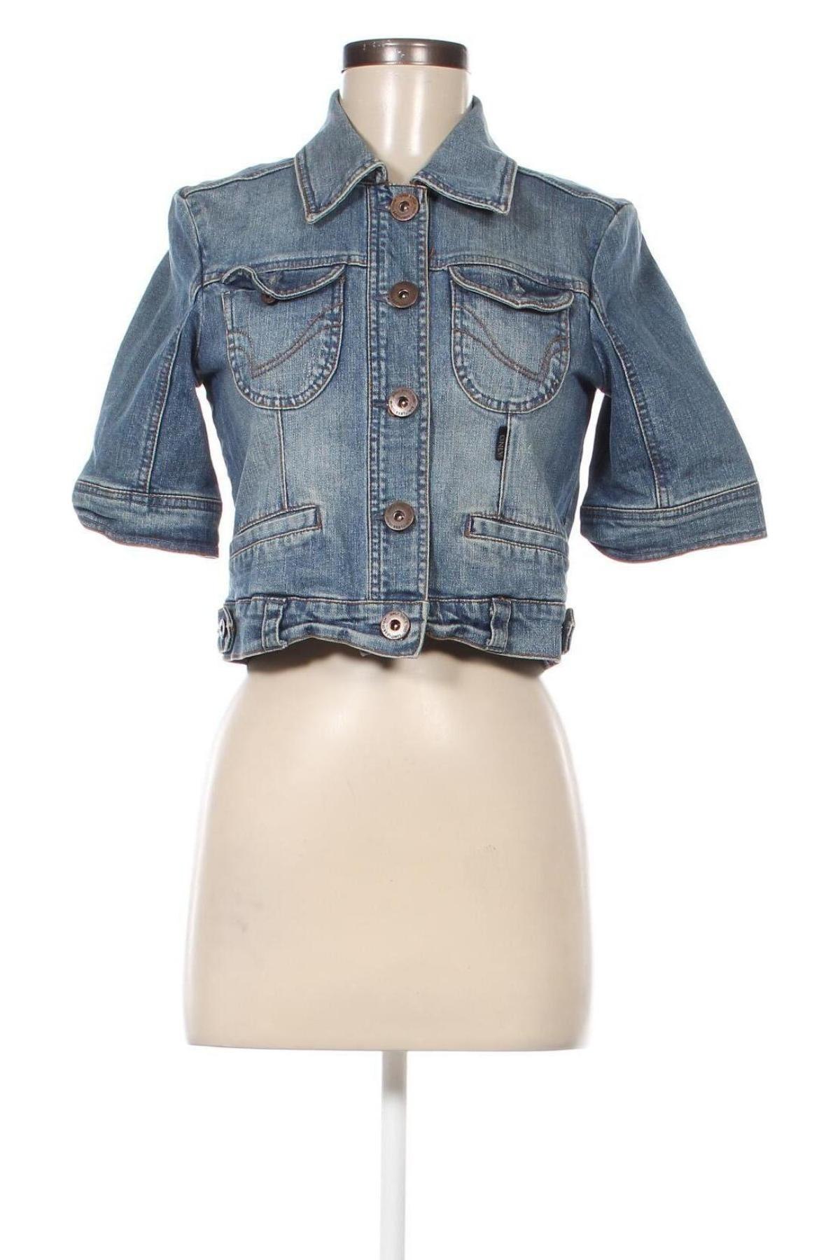 Γυναικείο μπουφάν ONLY, Μέγεθος M, Χρώμα Μπλέ, Τιμή 6,31 €