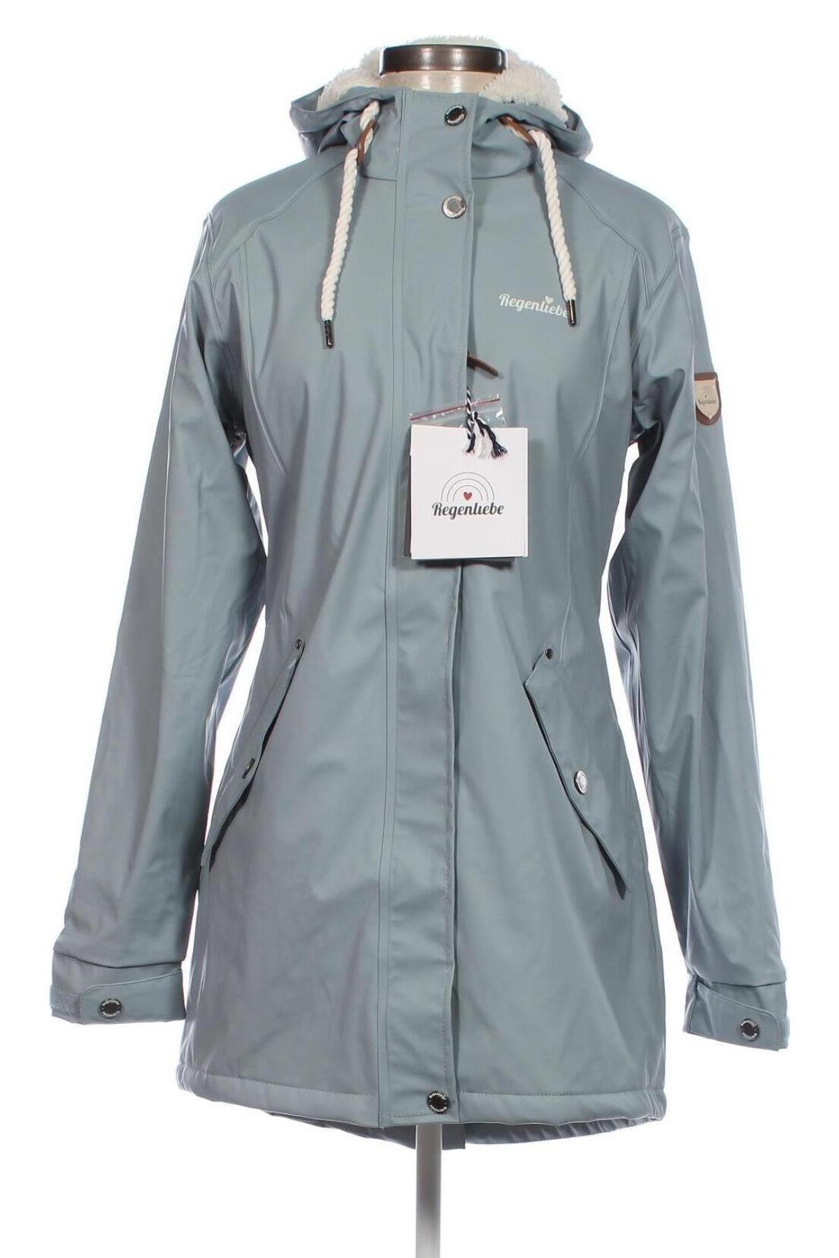 Damenjacke Regenliebe, Größe M, Farbe Blau, Preis € 64,20