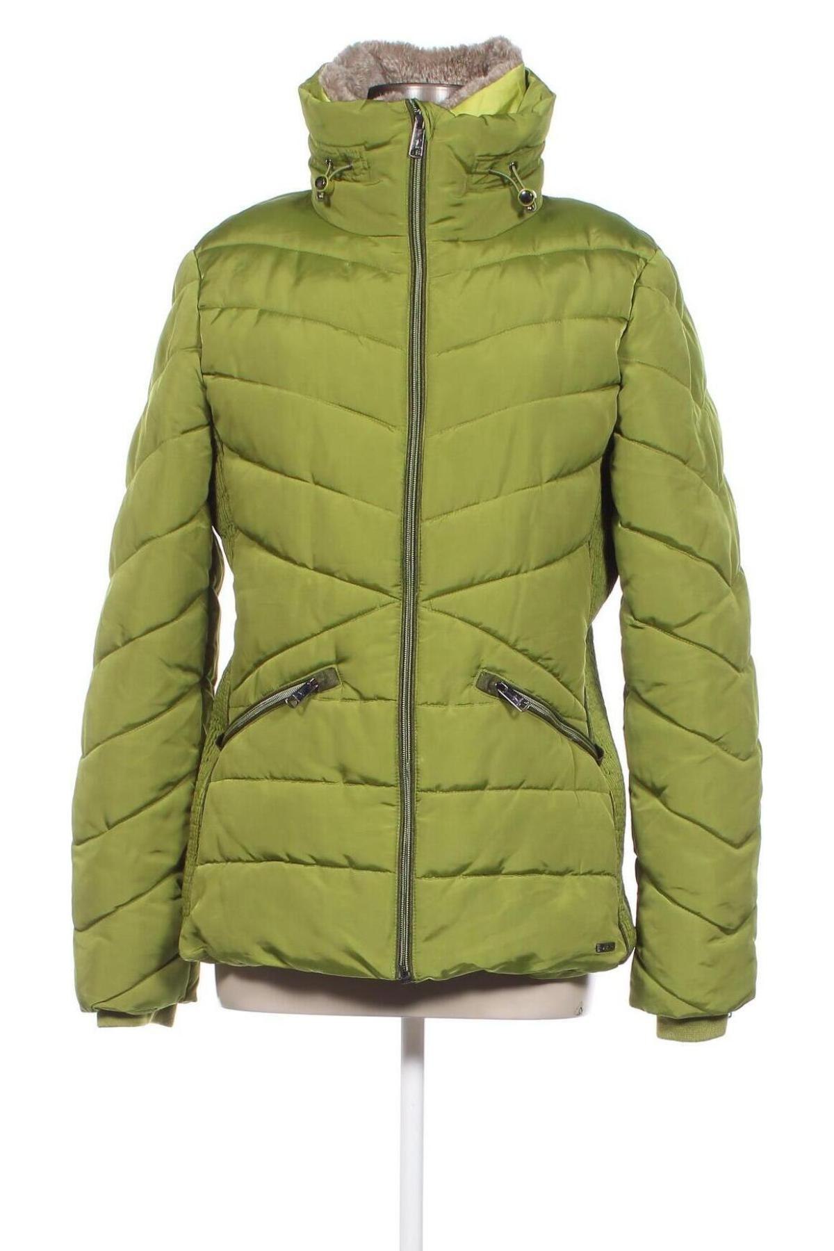 Γυναικείο μπουφάν Tom Tailor, Μέγεθος XL, Χρώμα Πράσινο, Τιμή 24,59 €