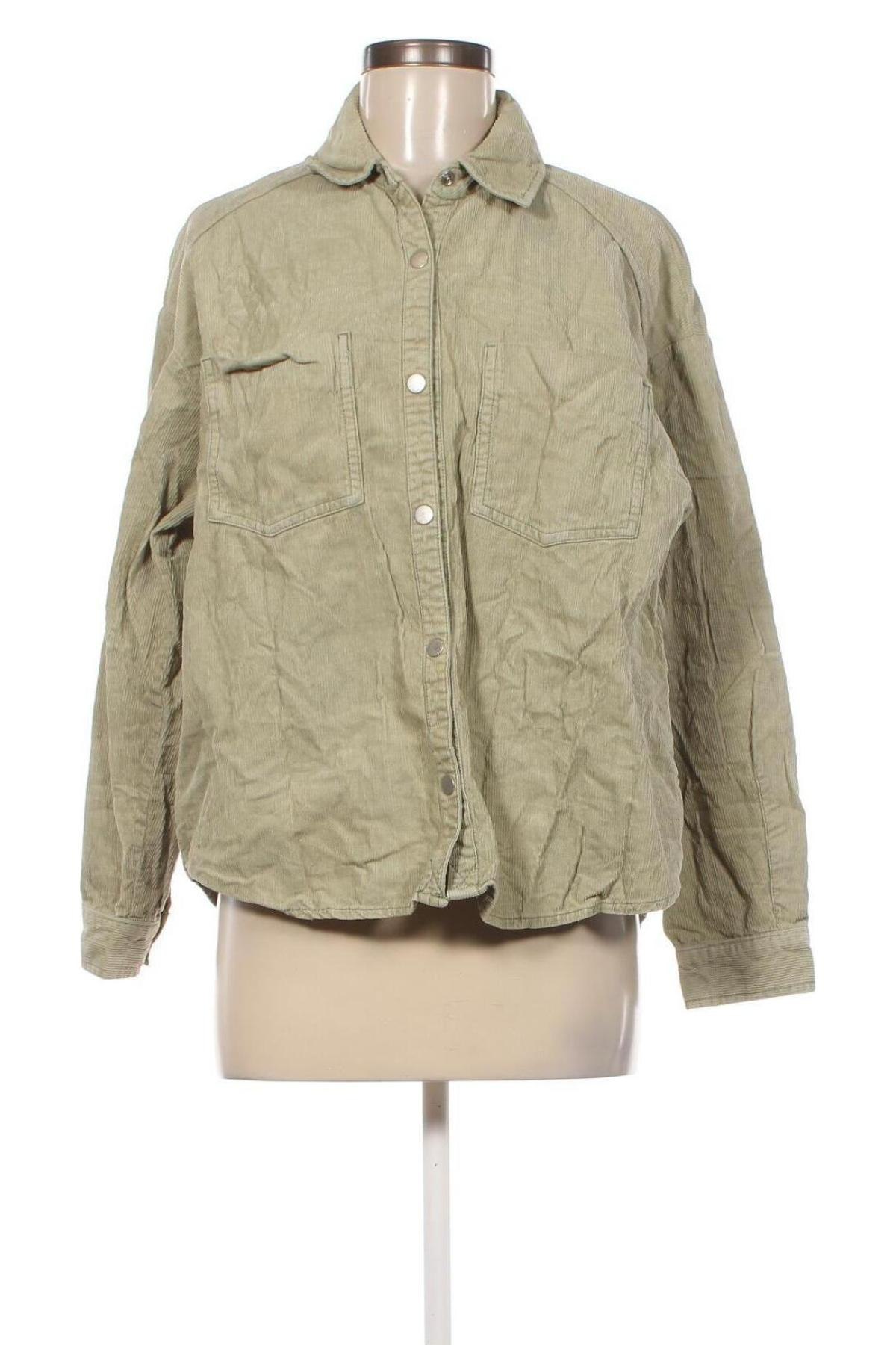 Γυναικείο μπουφάν Zara, Μέγεθος L, Χρώμα Πράσινο, Τιμή 5,94 €