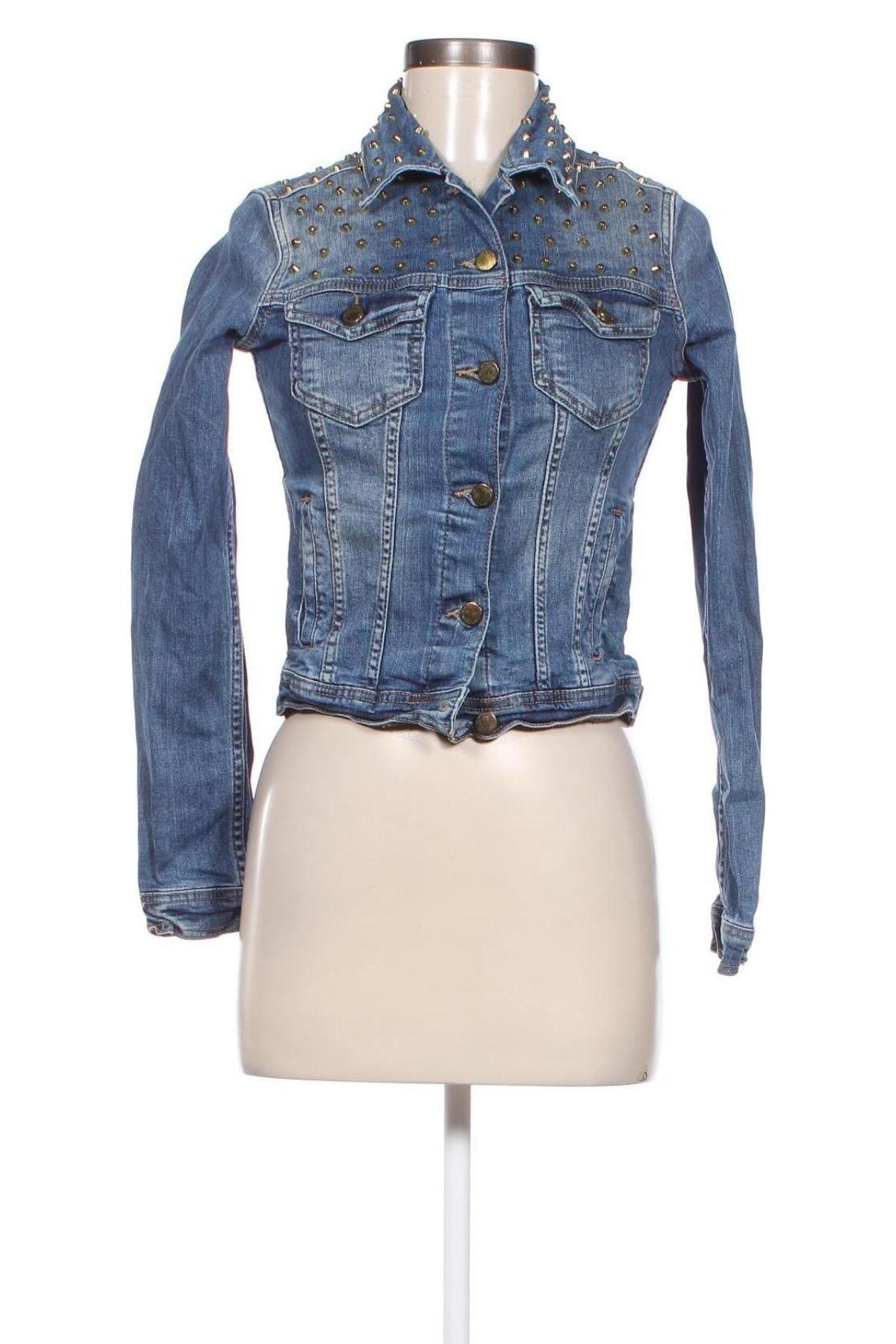 Damenjacke Zara, Größe S, Farbe Blau, Preis 6,28 €