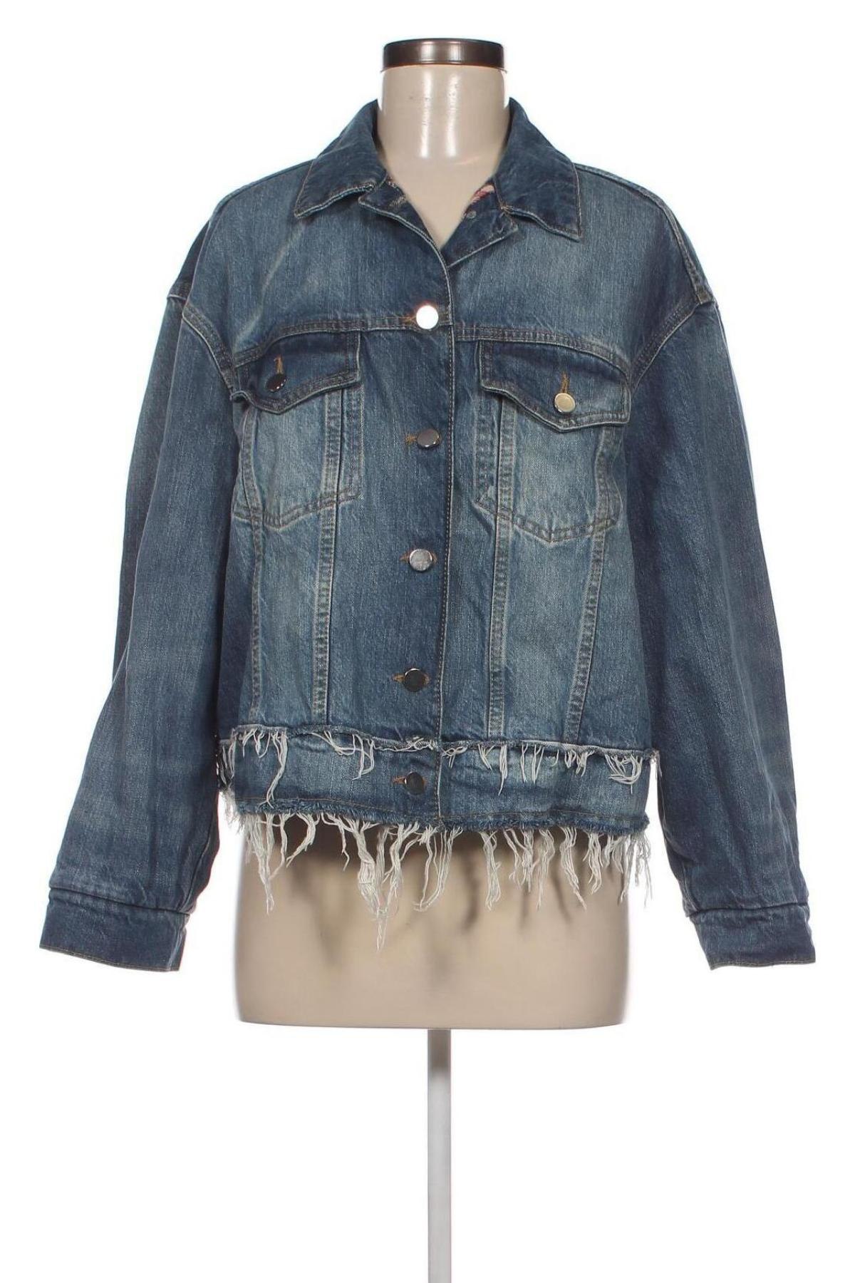 Γυναικείο μπουφάν Zara Trafaluc, Μέγεθος S, Χρώμα Μπλέ, Τιμή 10,69 €