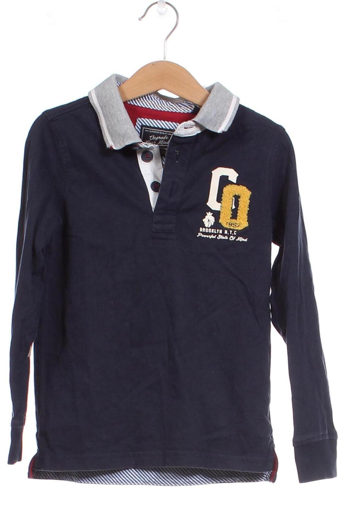 Kinder Shirt, Größe 6-7y/ 122-128 cm, Farbe Blau, Preis 3,06 €