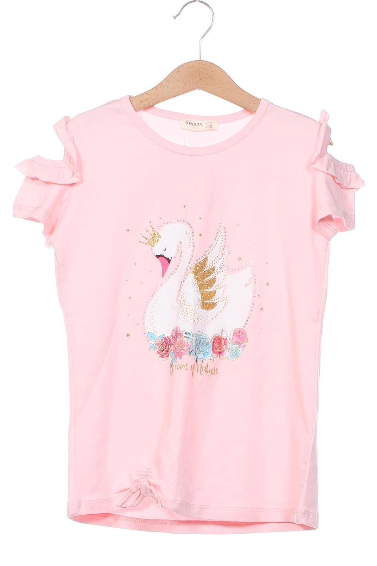 Kinder Shirt Breeze, Größe 8-9y/ 134-140 cm, Farbe Rosa, Preis 3,50 €