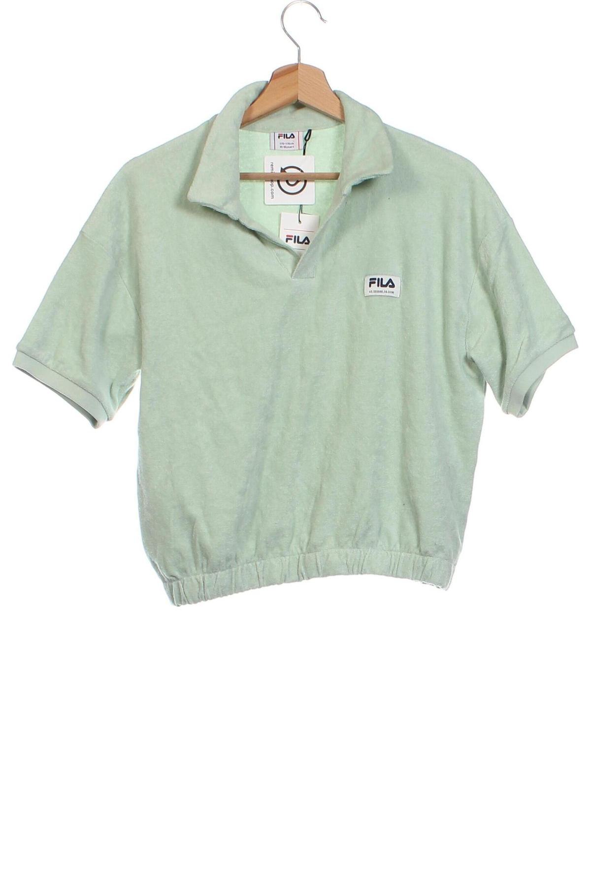 Dziecięca bluzka FILA, Rozmiar 15-18y/ 170-176 cm, Kolor Zielony, Cena 100,05 zł