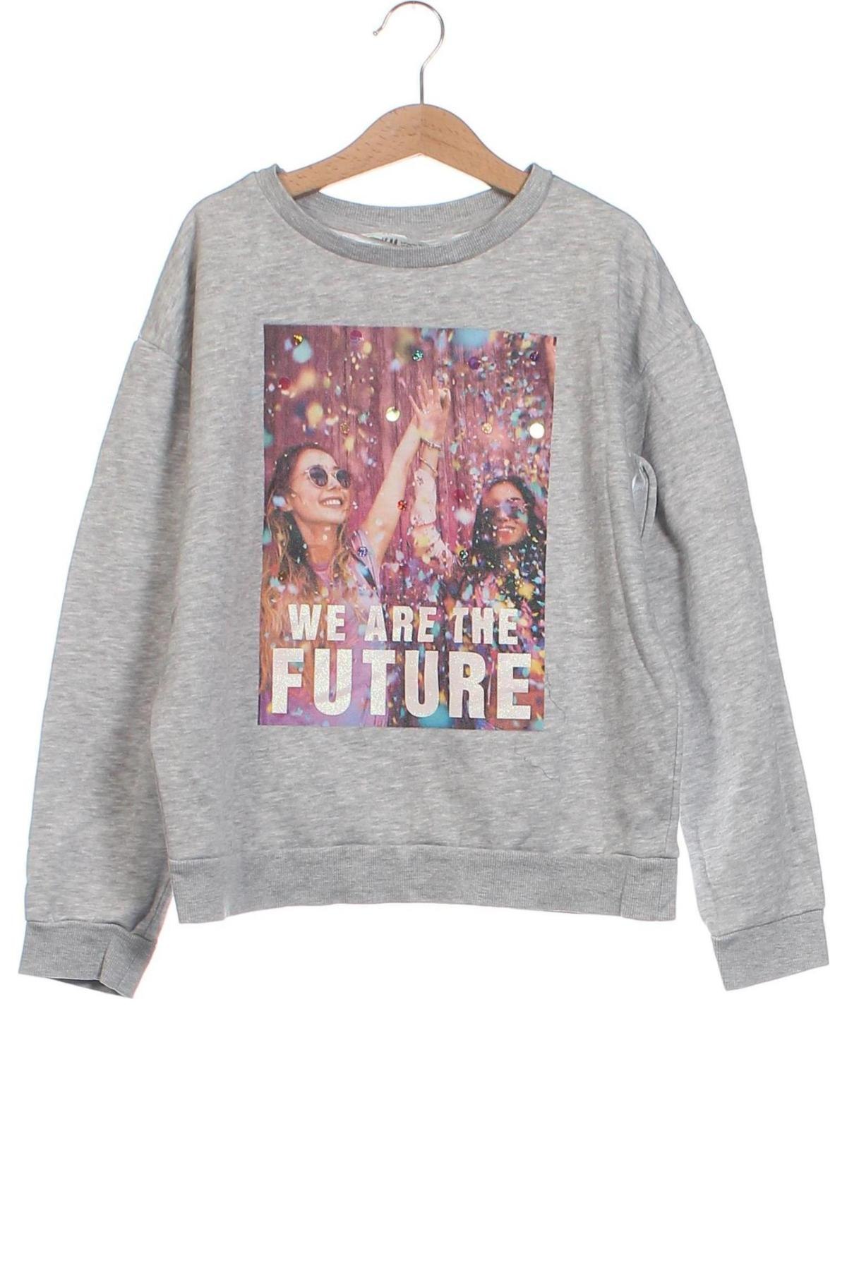 Kinder Shirt H&M, Größe 10-11y/ 146-152 cm, Farbe Grau, Preis € 3,75