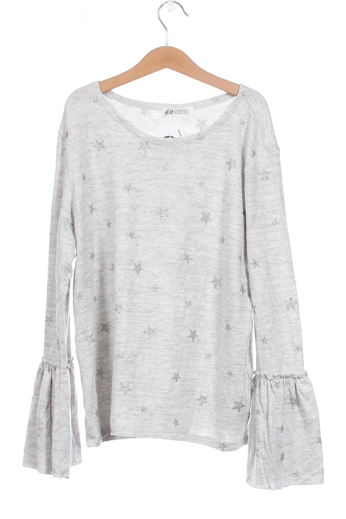 Kinder Shirt H&M, Größe 12-13y/ 158-164 cm, Farbe Grau, Preis 3,06 €