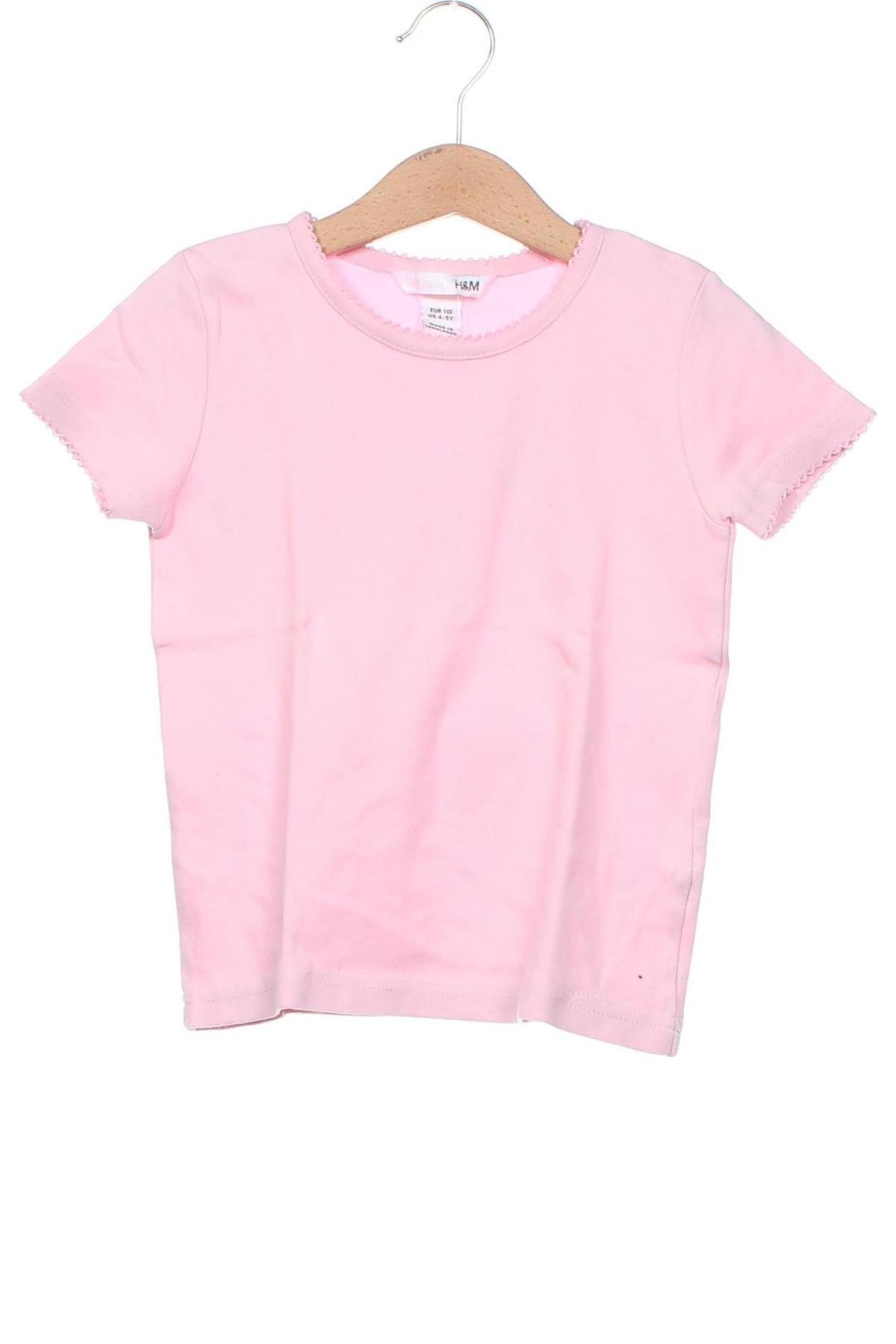 Kinder Shirt H&M, Größe 4-5y/ 110-116 cm, Farbe Rosa, Preis € 3,68