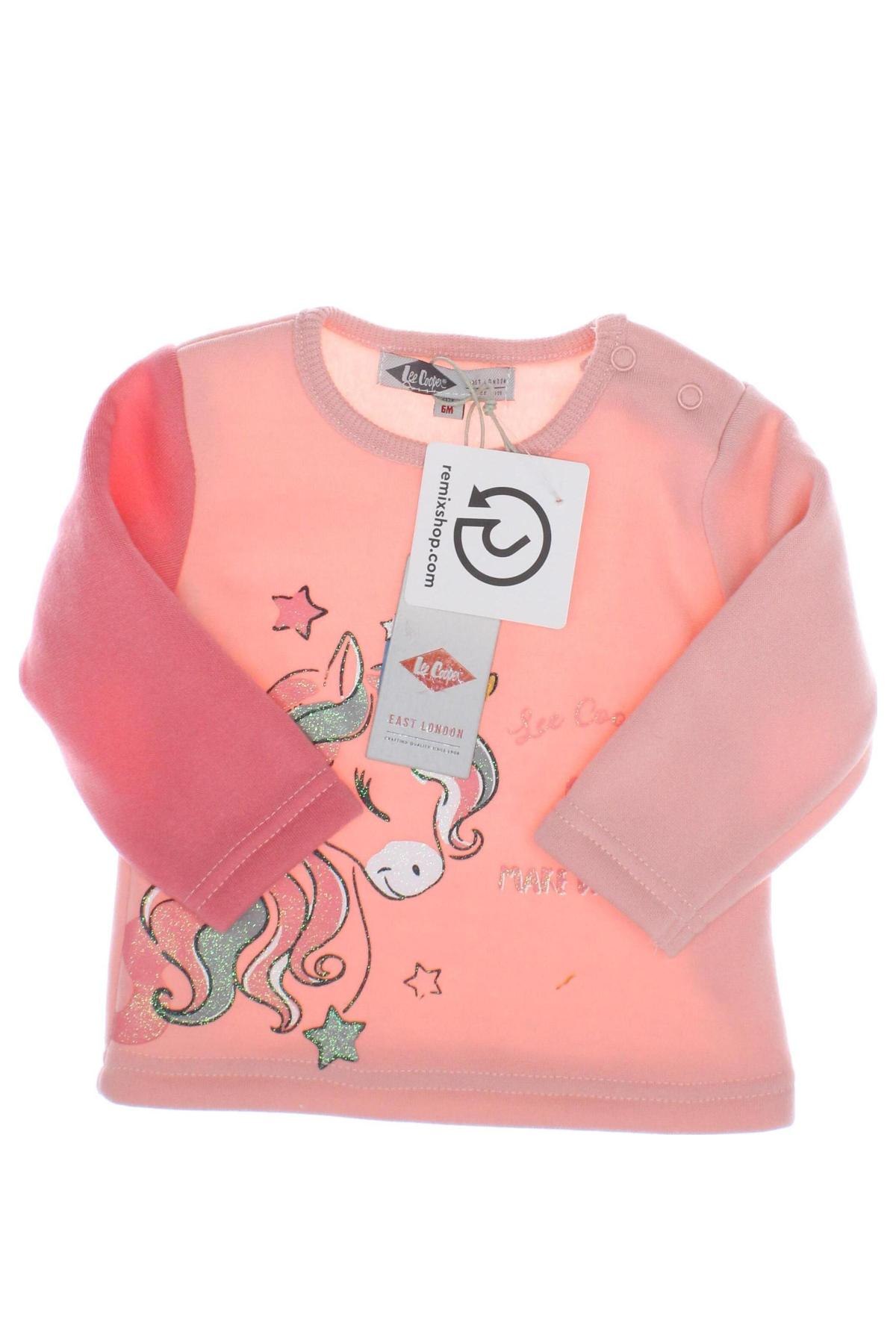 Kinder Shirt Lee Cooper, Größe 6-9m/ 68-74 cm, Farbe Rosa, Preis 26,29 €