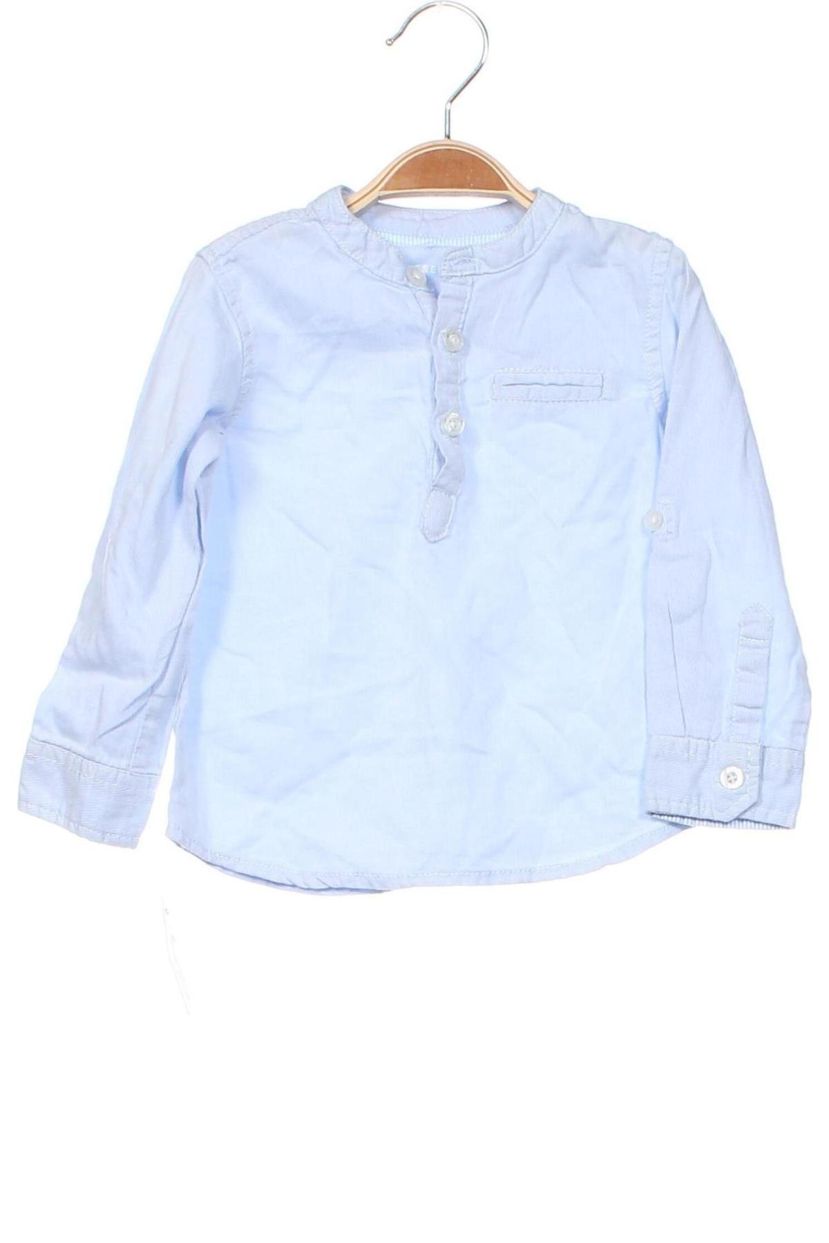 Kinder Shirt Reserved, Größe 9-12m/ 74-80 cm, Farbe Blau, Preis 2,76 €