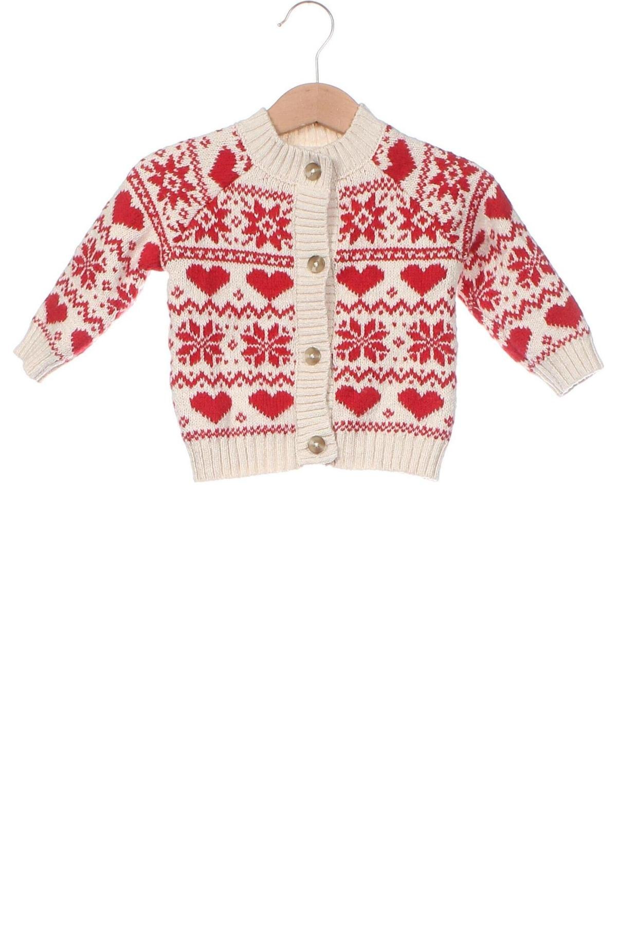 Kinder Strickjacke H&M, Größe 6-9m/ 68-74 cm, Farbe Mehrfarbig, Preis 4,65 €