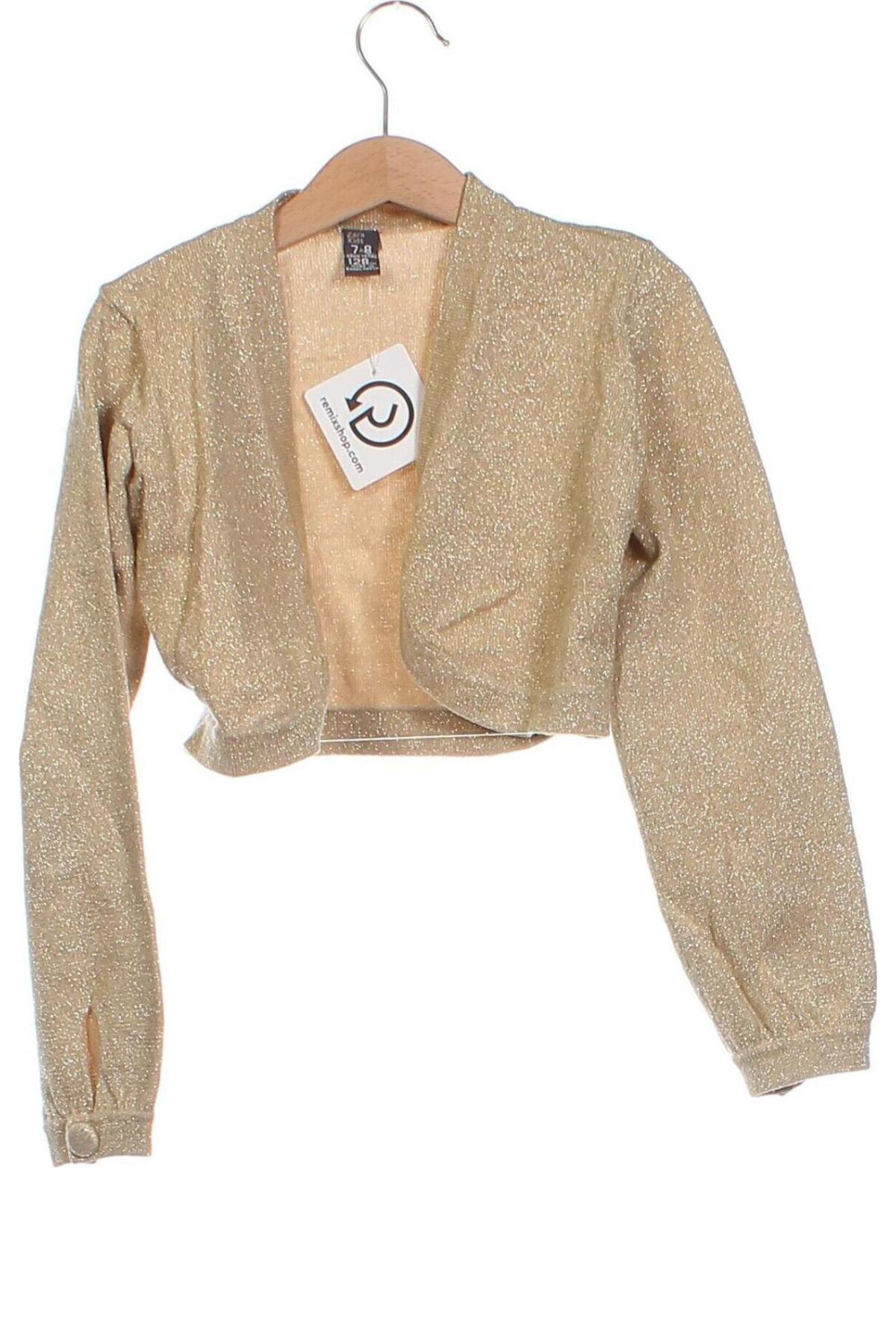 Kinder Strickjacke Zara Kids, Größe 7-8y/ 128-134 cm, Farbe Beige, Preis € 5,57