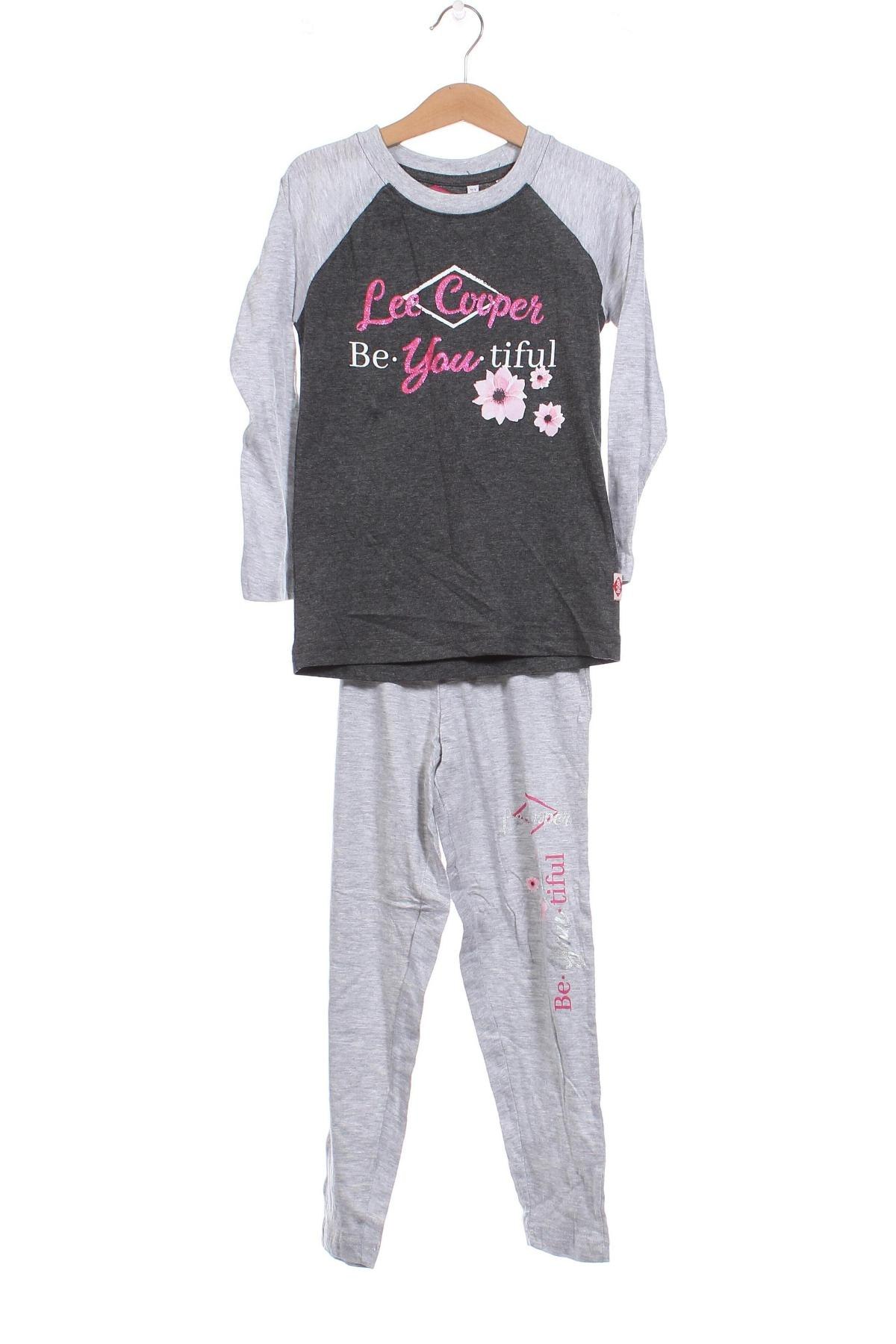 Pijama pentru copii Lee Cooper, Mărime 6-7y/ 122-128 cm, Culoare Gri, Preț 155,26 Lei