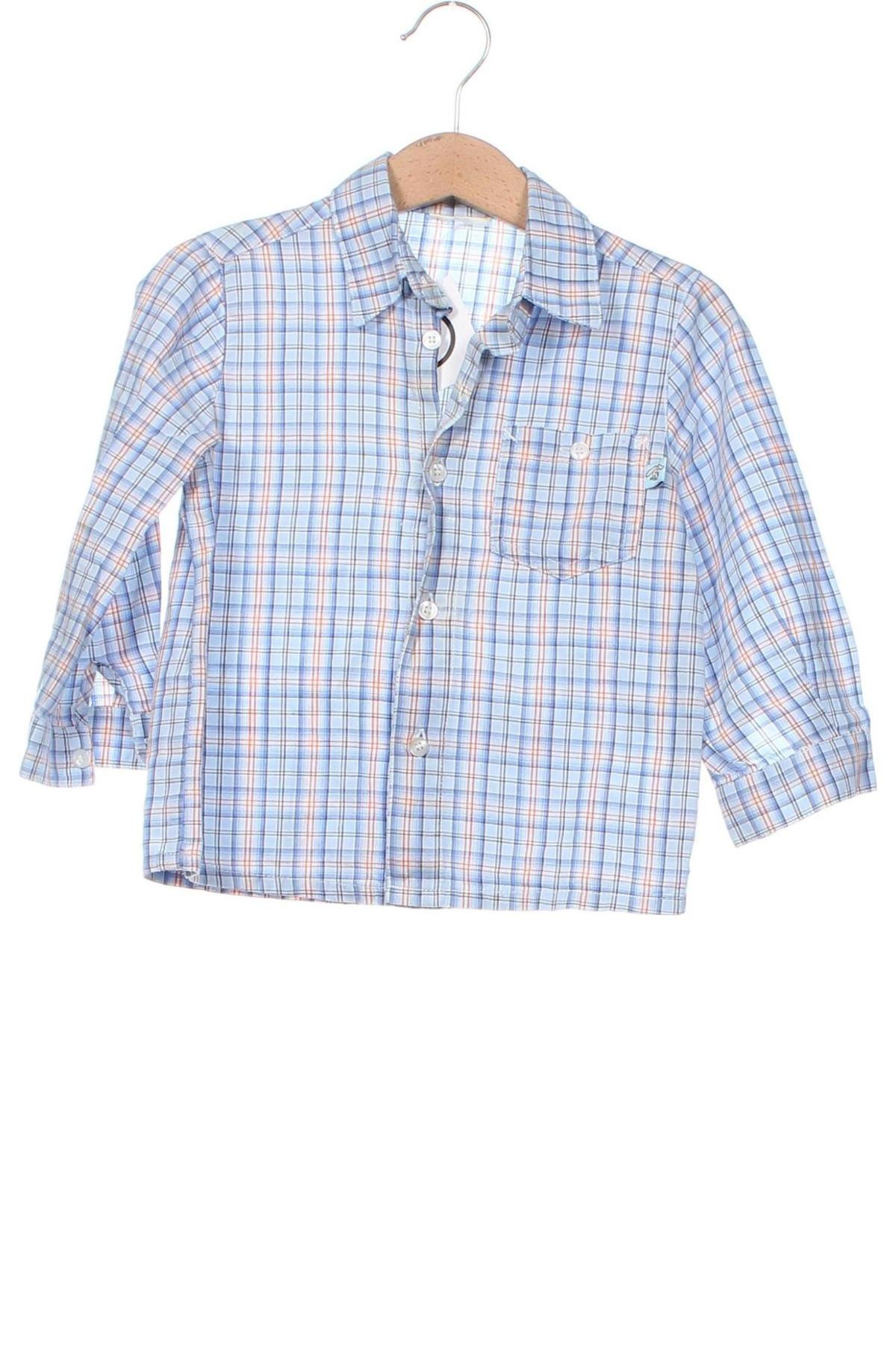 Детска риза, Размер 5-6y/ 116-122 см, Цвят Син, Цена 6,12 лв.