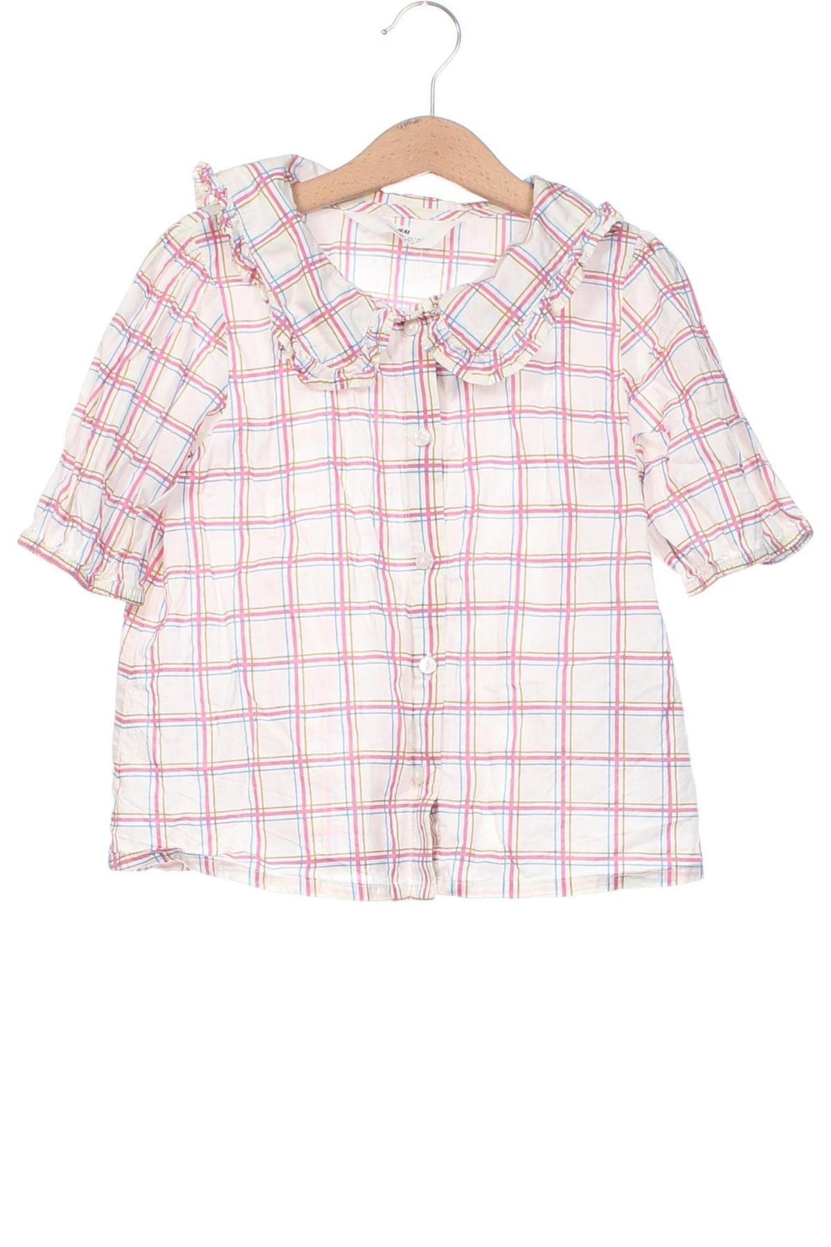 Kinderhemd H&M, Größe 7-8y/ 128-134 cm, Farbe Mehrfarbig, Preis 3,07 €