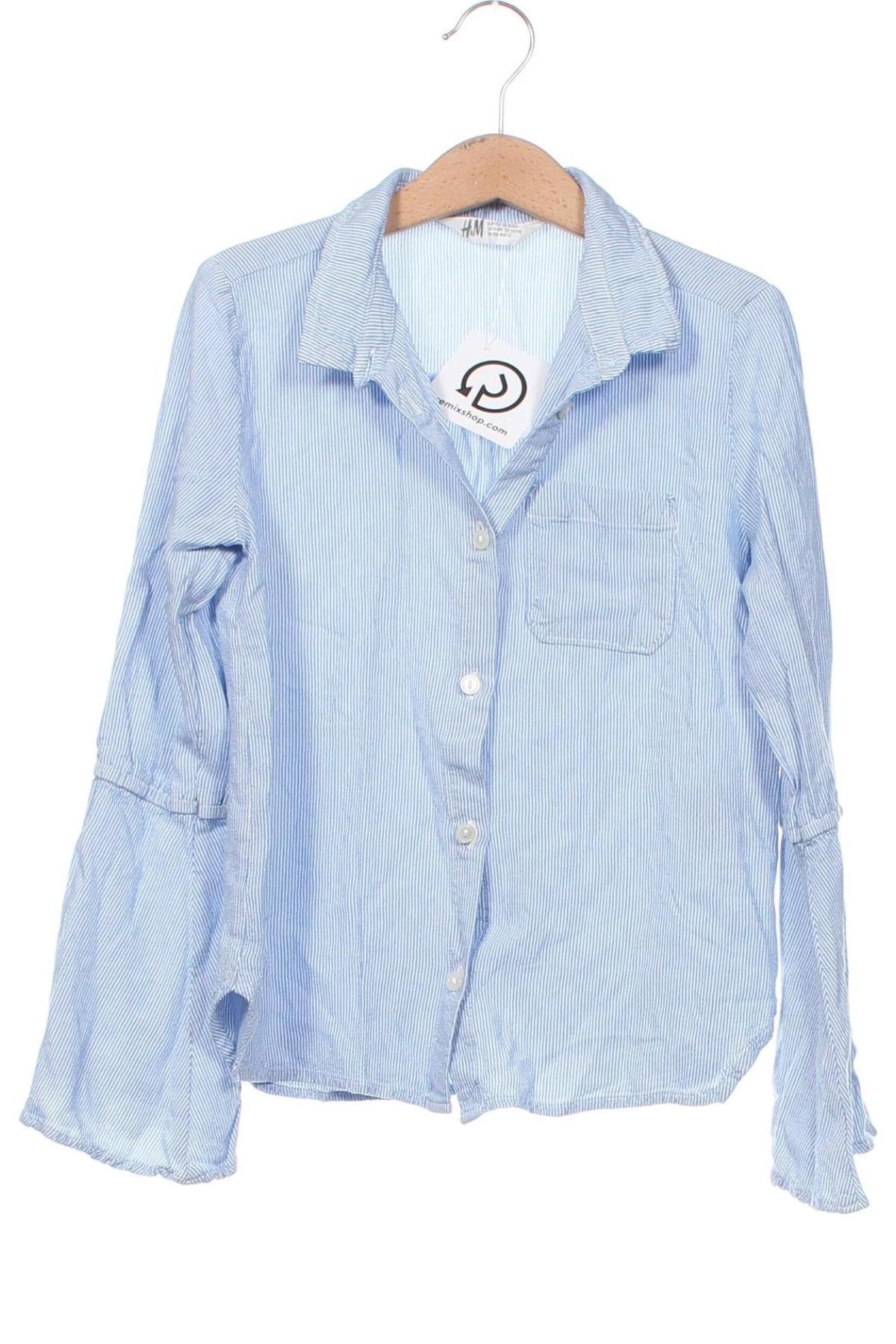 Παιδικό πουκάμισο H&M, Μέγεθος 11-12y/ 152-158 εκ., Χρώμα Μπλέ, Τιμή 3,32 €