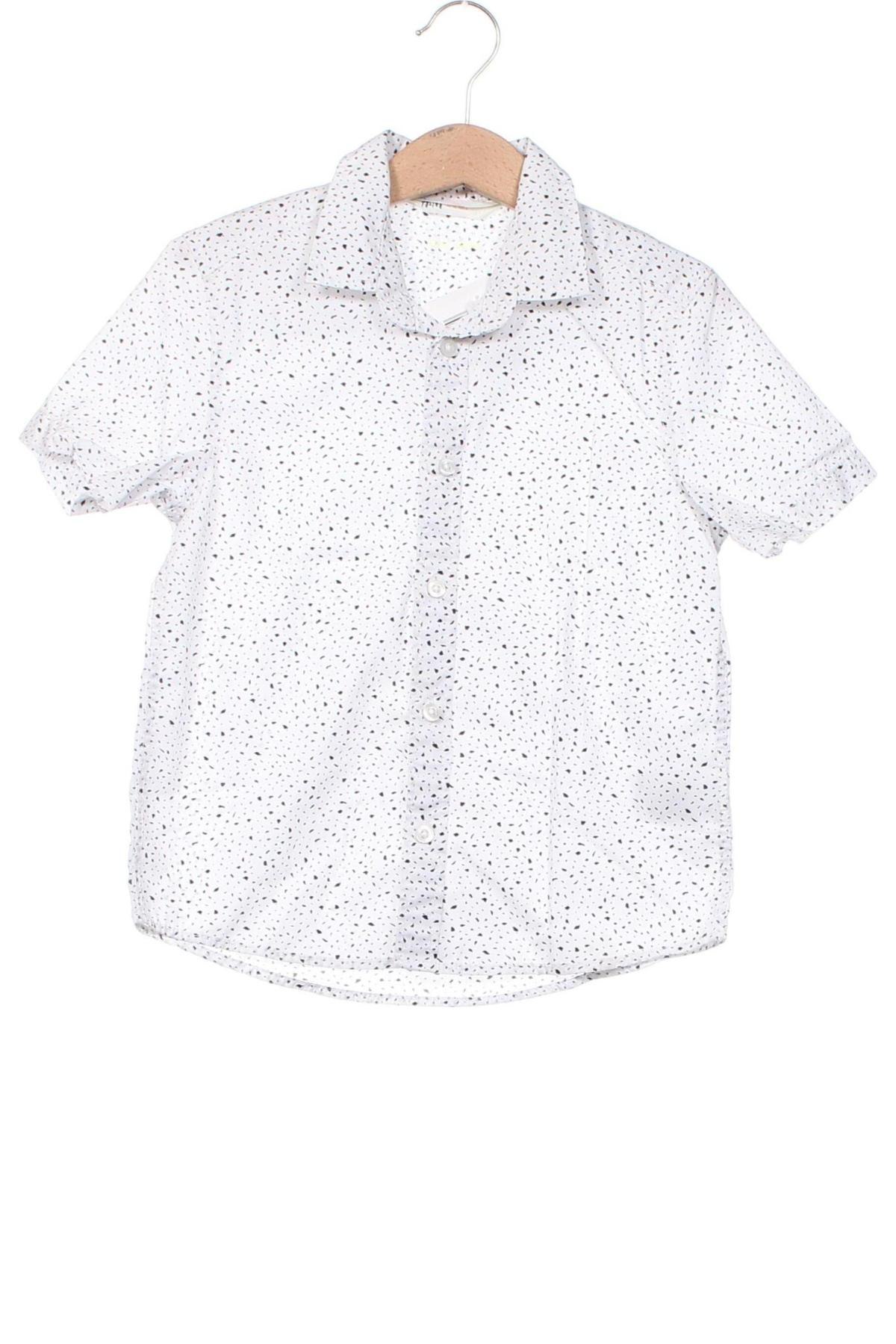 Kinderhemd H&M, Größe 4-5y/ 110-116 cm, Farbe Weiß, Preis 2,95 €