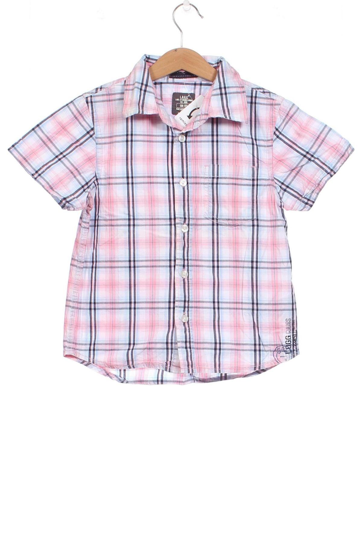 Детска риза H&M L.O.G.G., Размер 6-7y/ 122-128 см, Цвят Многоцветен, Цена 15,60 лв.