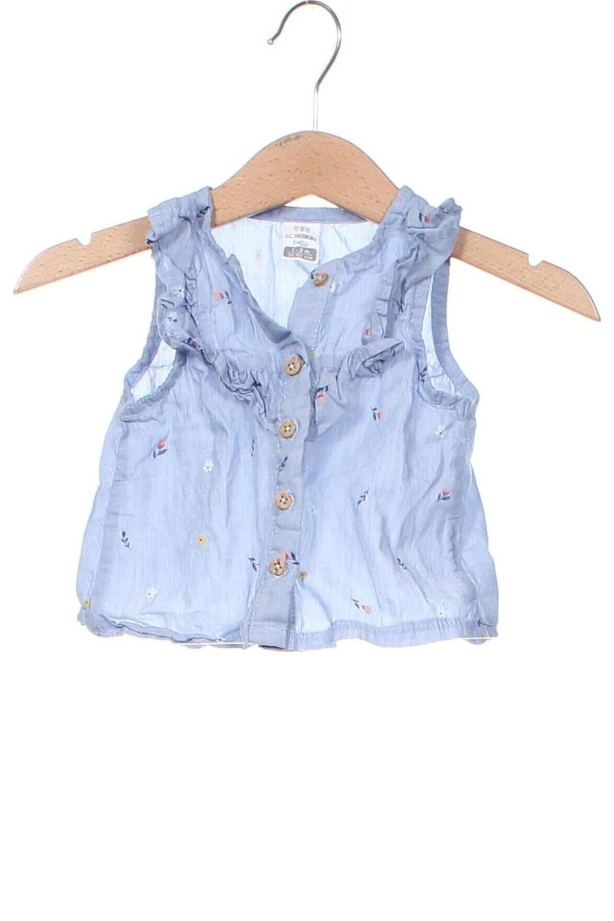 Kinderhemd LCW, Größe 2-3m/ 56-62 cm, Farbe Blau, Preis 3,32 €