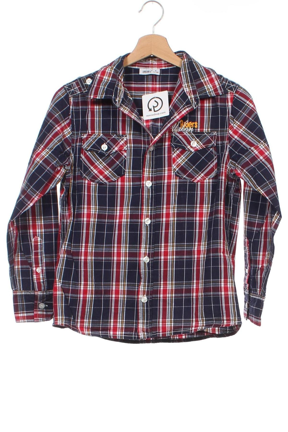 Παιδικό πουκάμισο Okay, Μέγεθος 11-12y/ 152-158 εκ., Χρώμα Πολύχρωμο, Τιμή 6,14 €