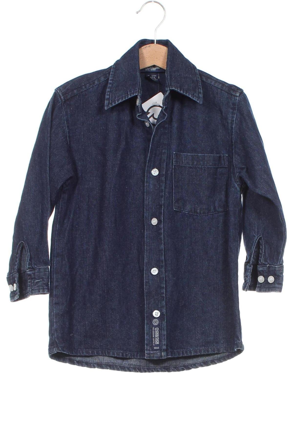 Παιδικό πουκάμισο Oshkosh, Μέγεθος 2-3y/ 98-104 εκ., Χρώμα Μπλέ, Τιμή 2,89 €