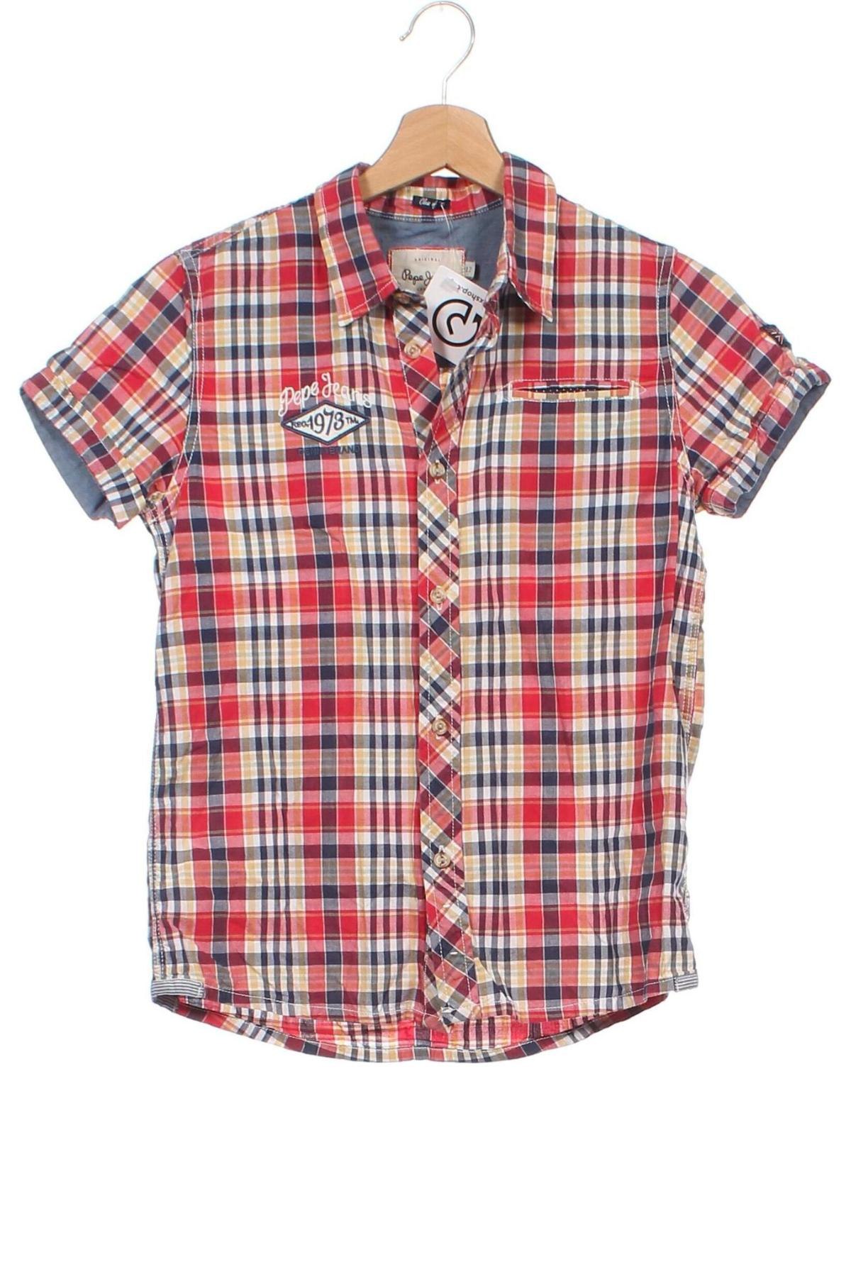 Παιδικό πουκάμισο Pepe Jeans, Μέγεθος 11-12y/ 152-158 εκ., Χρώμα Πολύχρωμο, Τιμή 7,67 €