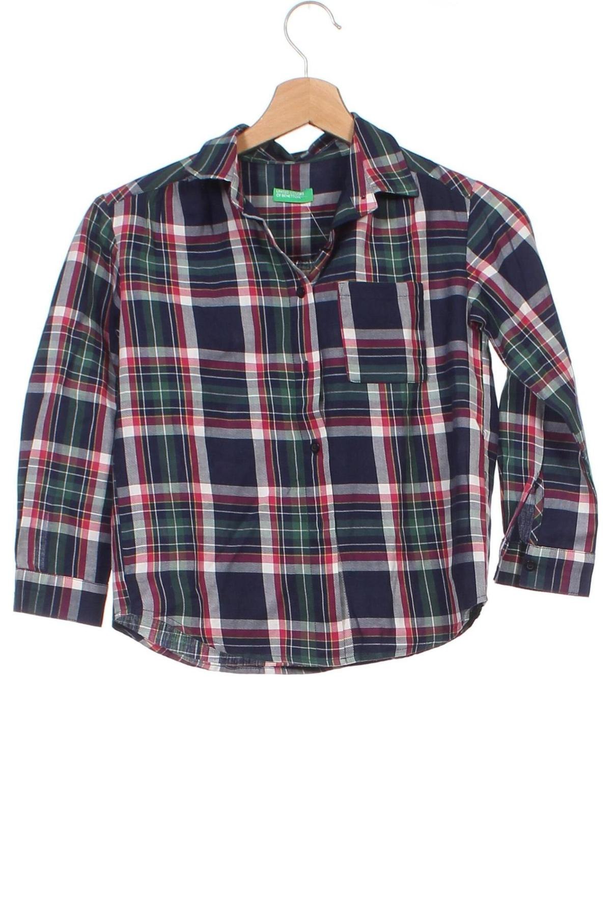 Παιδικό πουκάμισο United Colors Of Benetton, Μέγεθος 3-4y/ 104-110 εκ., Χρώμα Πολύχρωμο, Τιμή 5,61 €