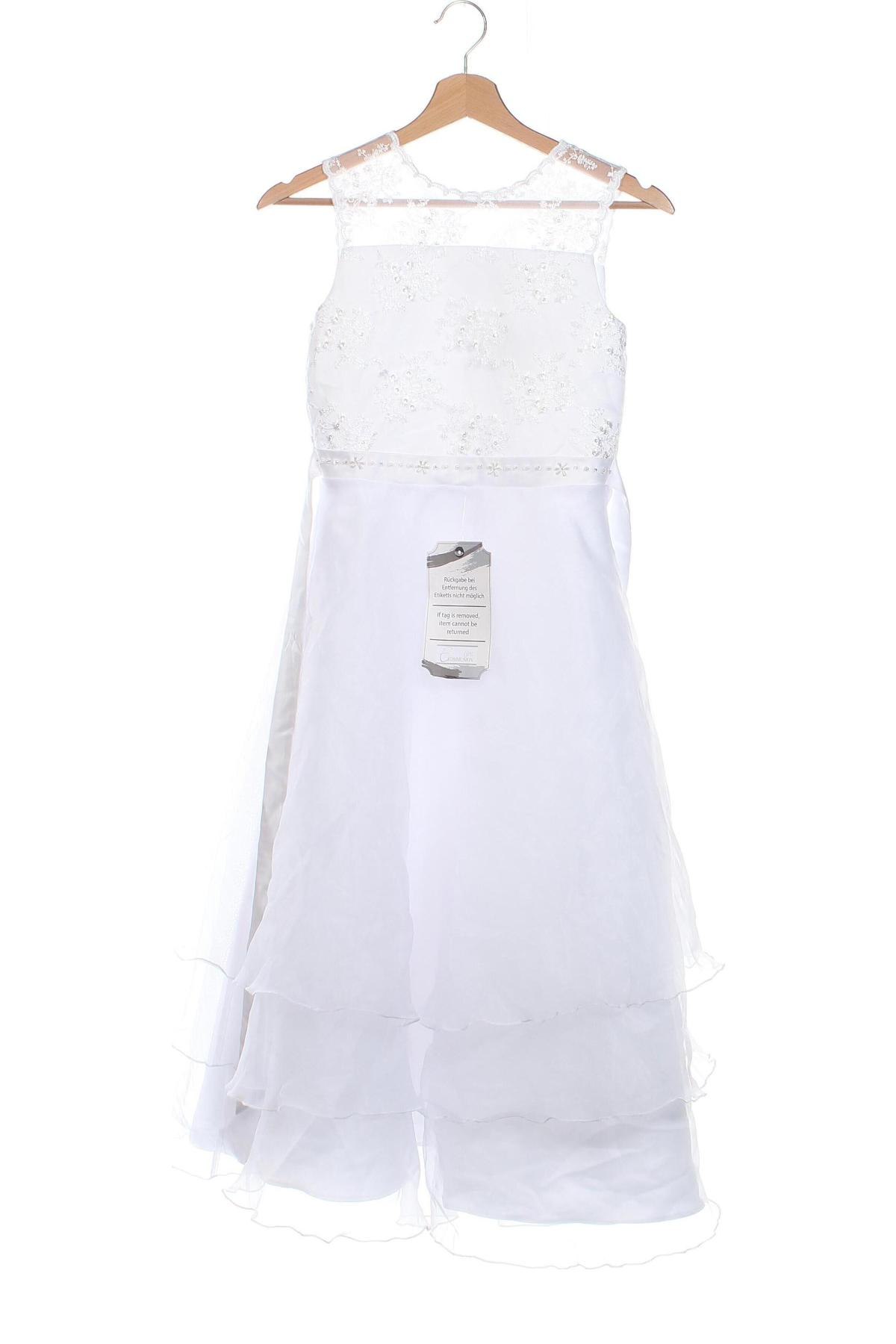 Детска рокля Kommunion, Размер 9-10y/ 140-146 см, Цвят Бял, Цена 74,50 лв.
