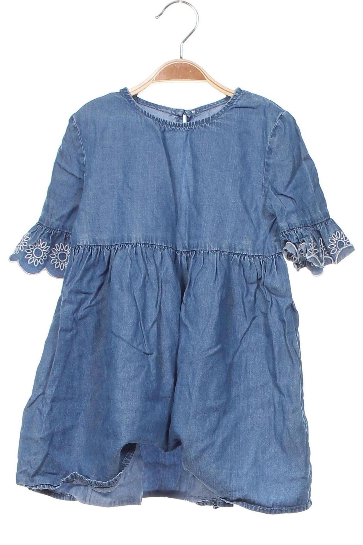 Kinderkleid Cubus, Größe 18-24m/ 86-98 cm, Farbe Blau, Preis 6,37 €