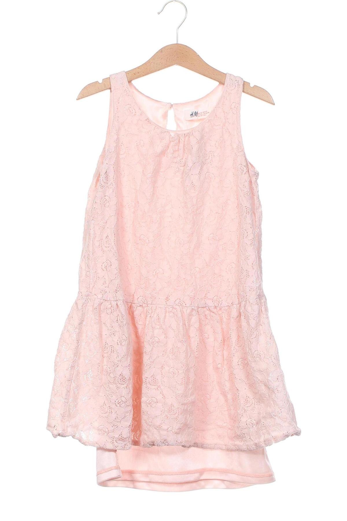 Kinderkleid H&M, Größe 8-9y/ 134-140 cm, Farbe Rosa, Preis 6,26 €