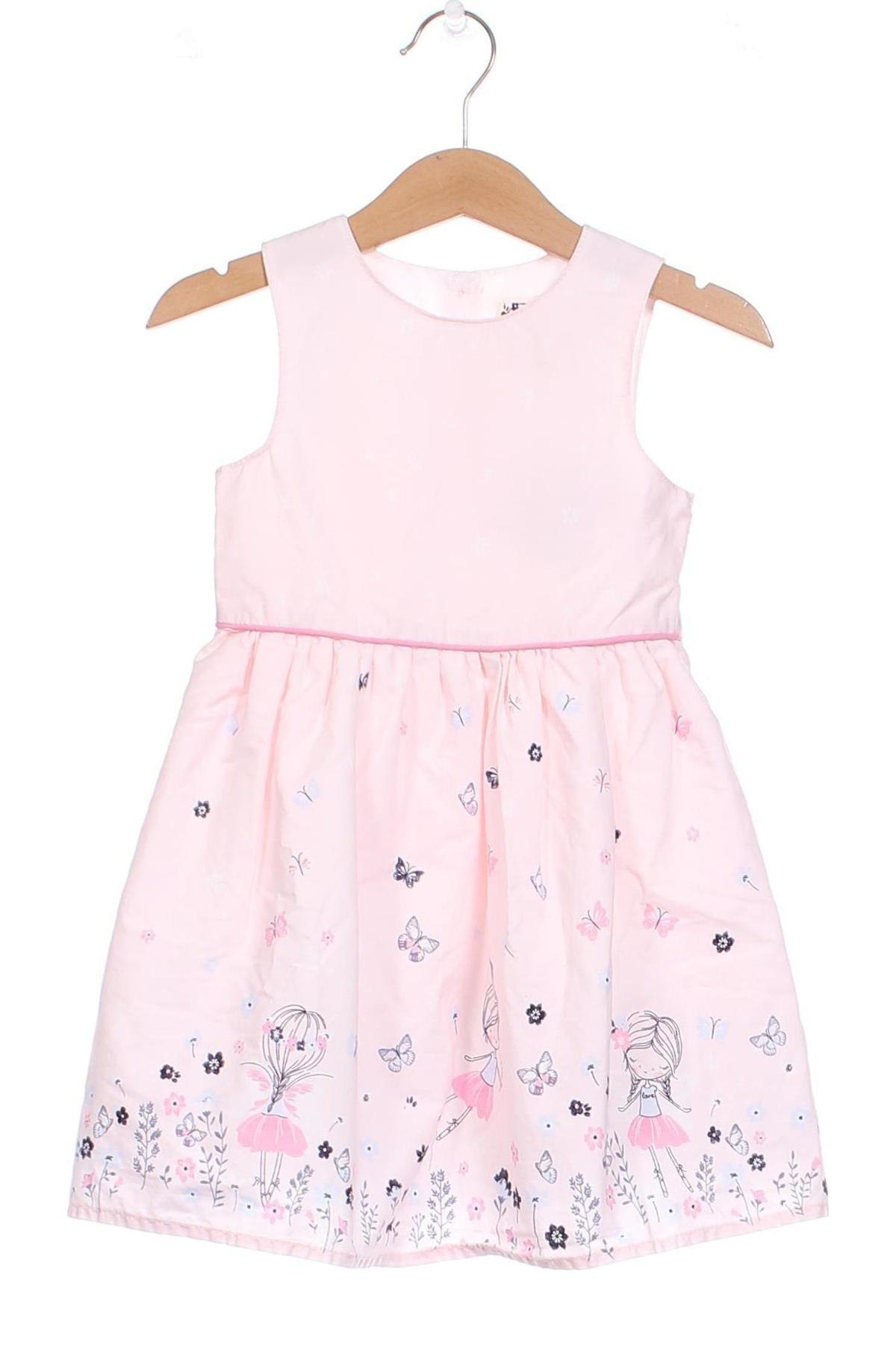 Детска рокля Primark, Размер 18-24m/ 86-98 см, Цвят Розов, Цена 12,24 лв.