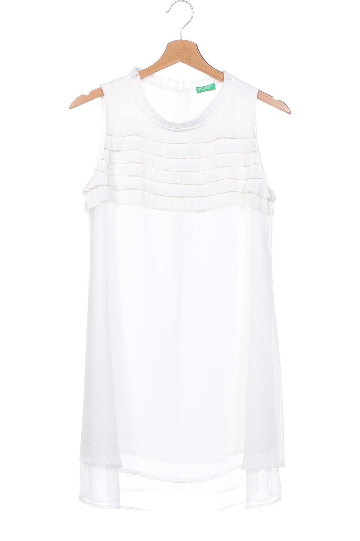 Παιδικό φόρεμα United Colors Of Benetton, Μέγεθος 11-12y/ 152-158 εκ., Χρώμα Λευκό, Τιμή 6,48 €