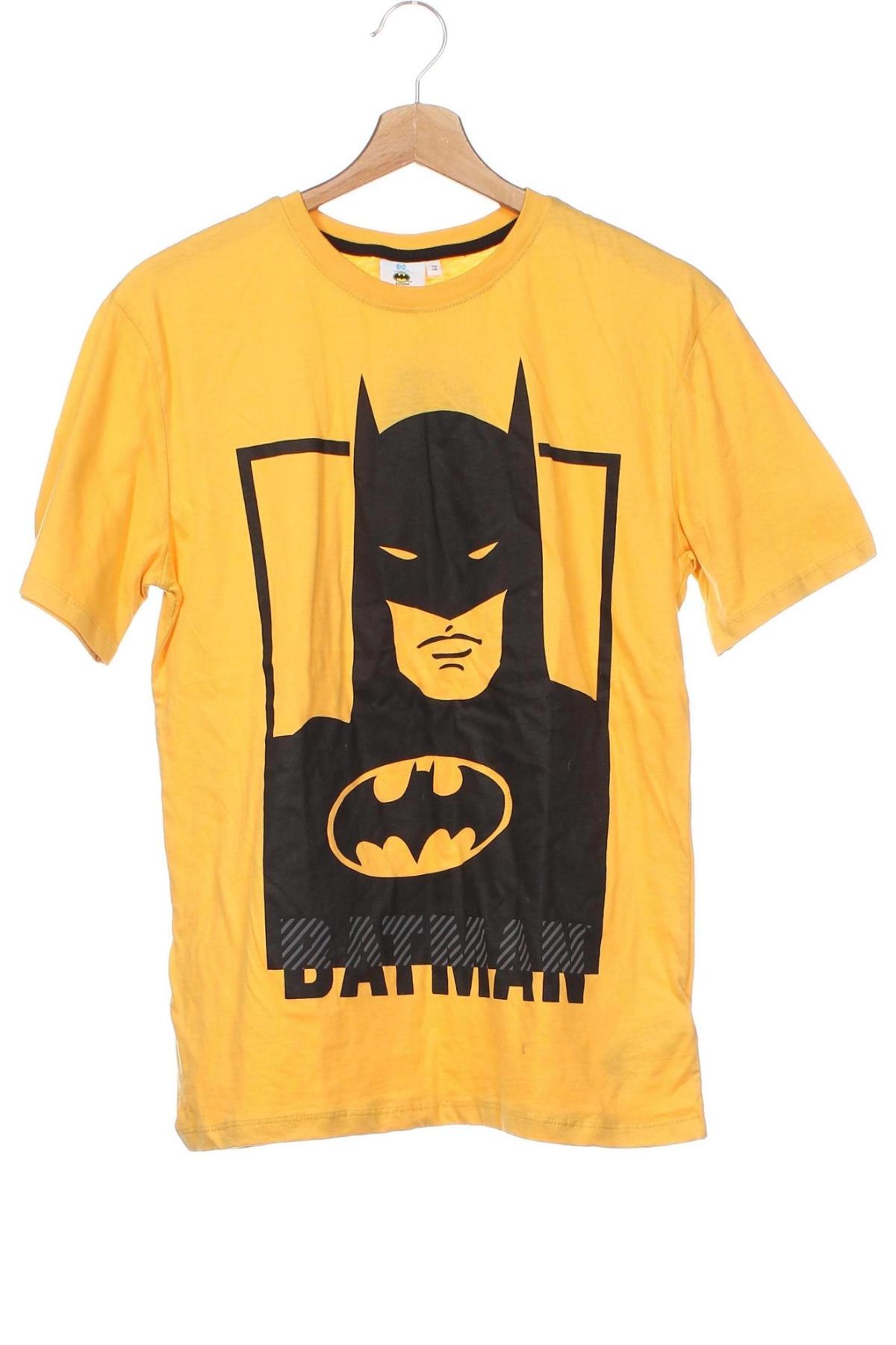 Dziecięcy T-shirt Batman, Rozmiar 15-18y/ 170-176 cm, Kolor Żółty, Cena 47,61 zł