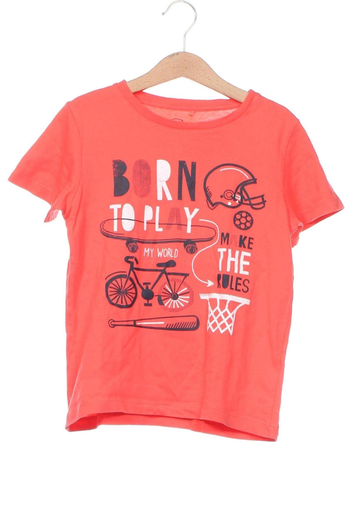 Kinder T-Shirt Coolclub, Größe 5-6y/ 116-122 cm, Farbe Orange, Preis 5,17 €