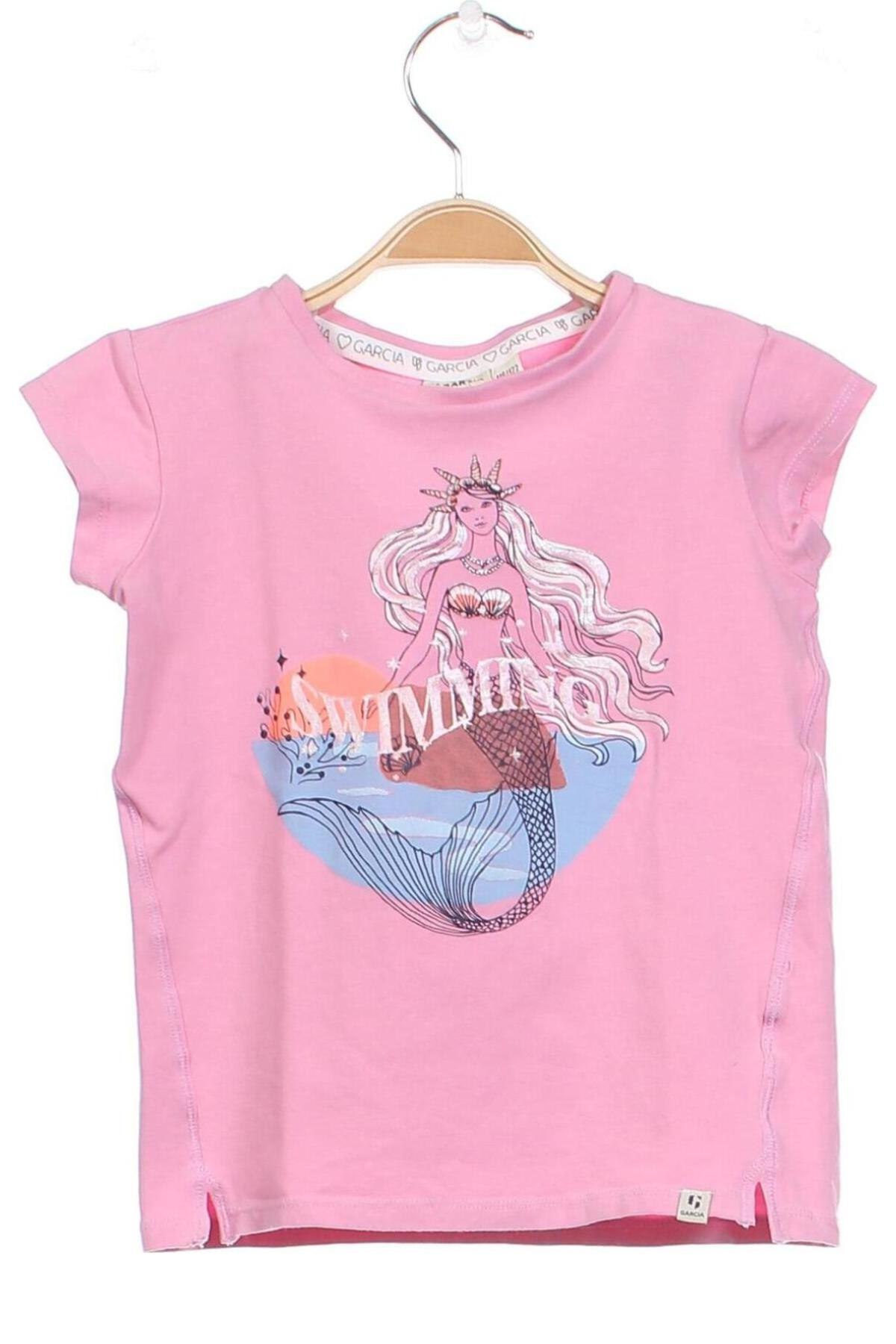 Παιδικό μπλουζάκι Garcia, Μέγεθος 5-6y/ 116-122 εκ., Χρώμα Ρόζ , Τιμή 7,67 €