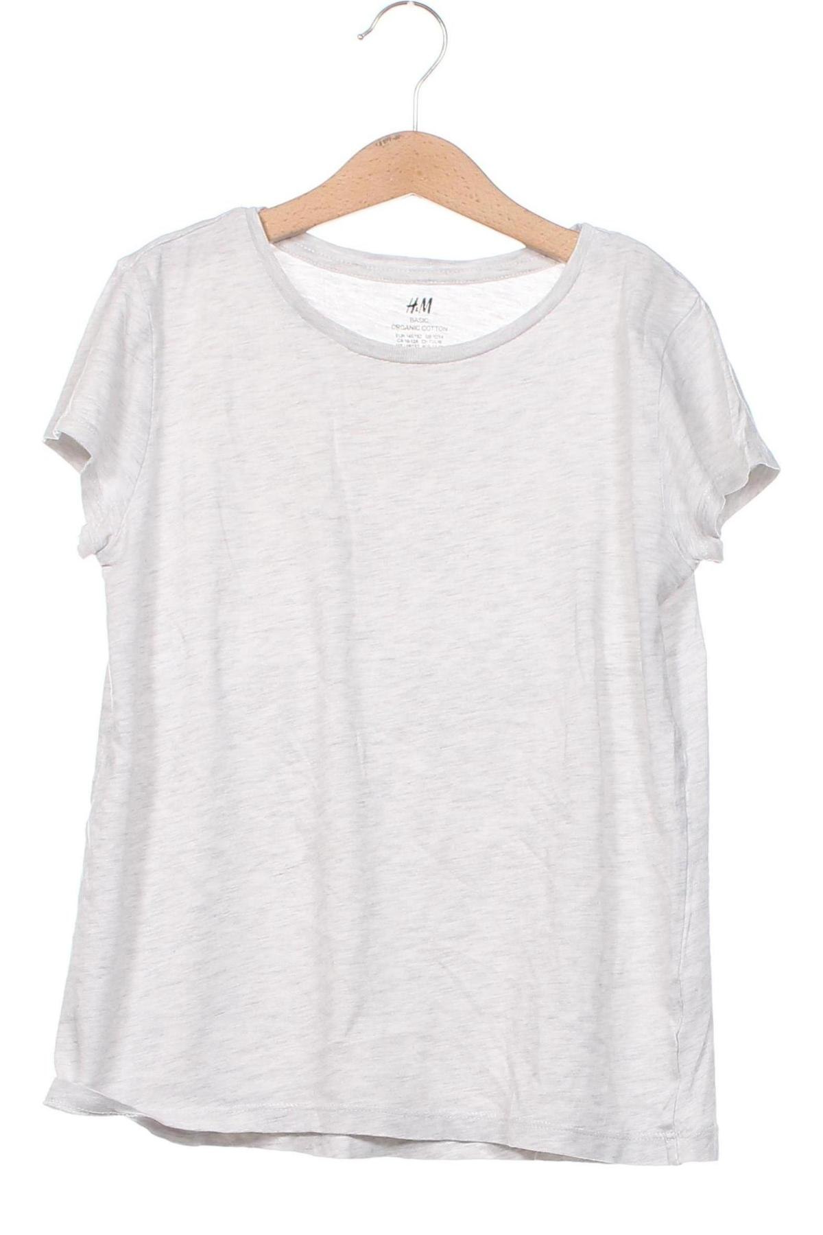 Kinder T-Shirt H&M, Größe 10-11y/ 146-152 cm, Farbe Grau, Preis 3,13 €