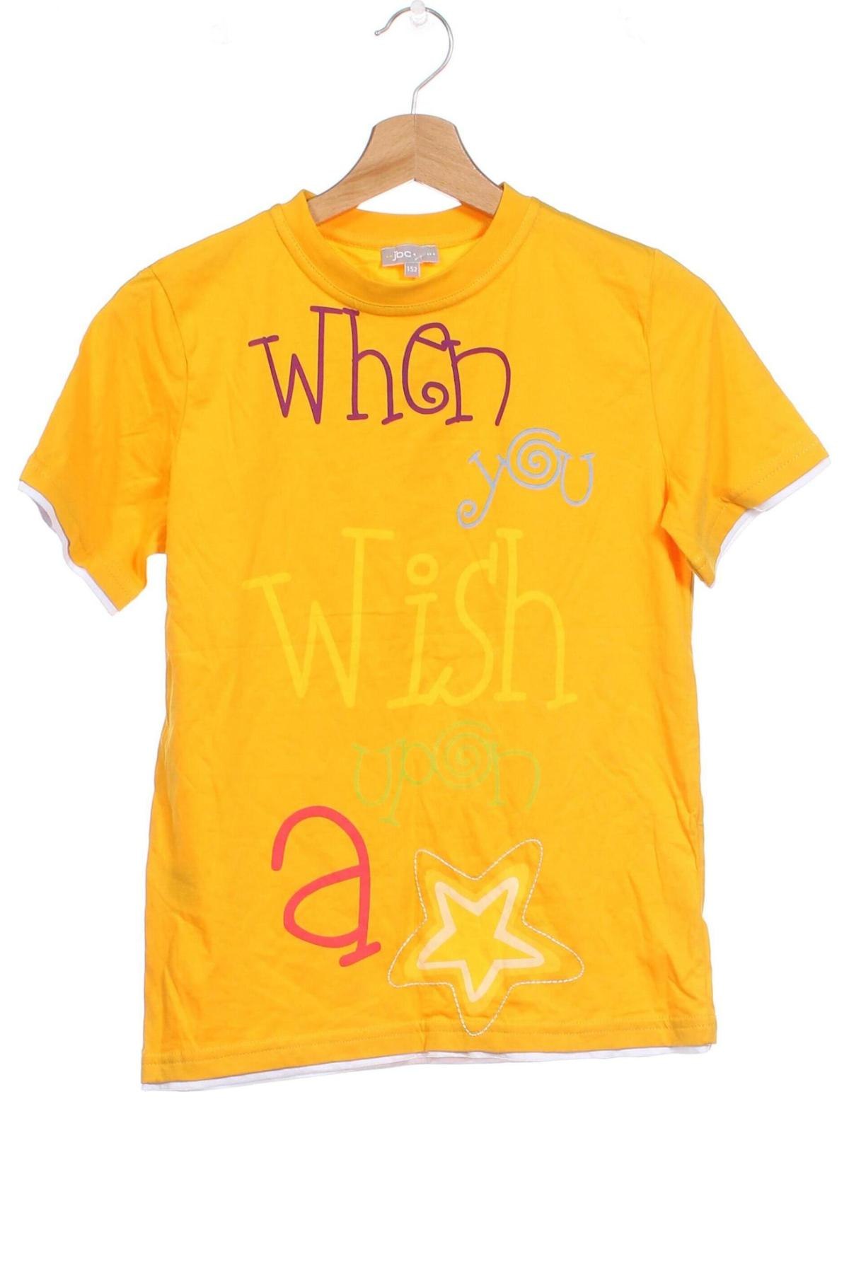 Παιδικό μπλουζάκι Jbc, Μέγεθος 10-11y/ 146-152 εκ., Χρώμα Κίτρινο, Τιμή 3,71 €