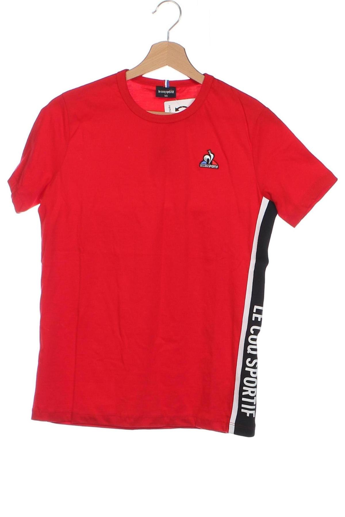 Tricou pentru copii Le Coq Sportif, Mărime 13-14y/ 164-168 cm, Culoare Roșu, Preț 134,21 Lei