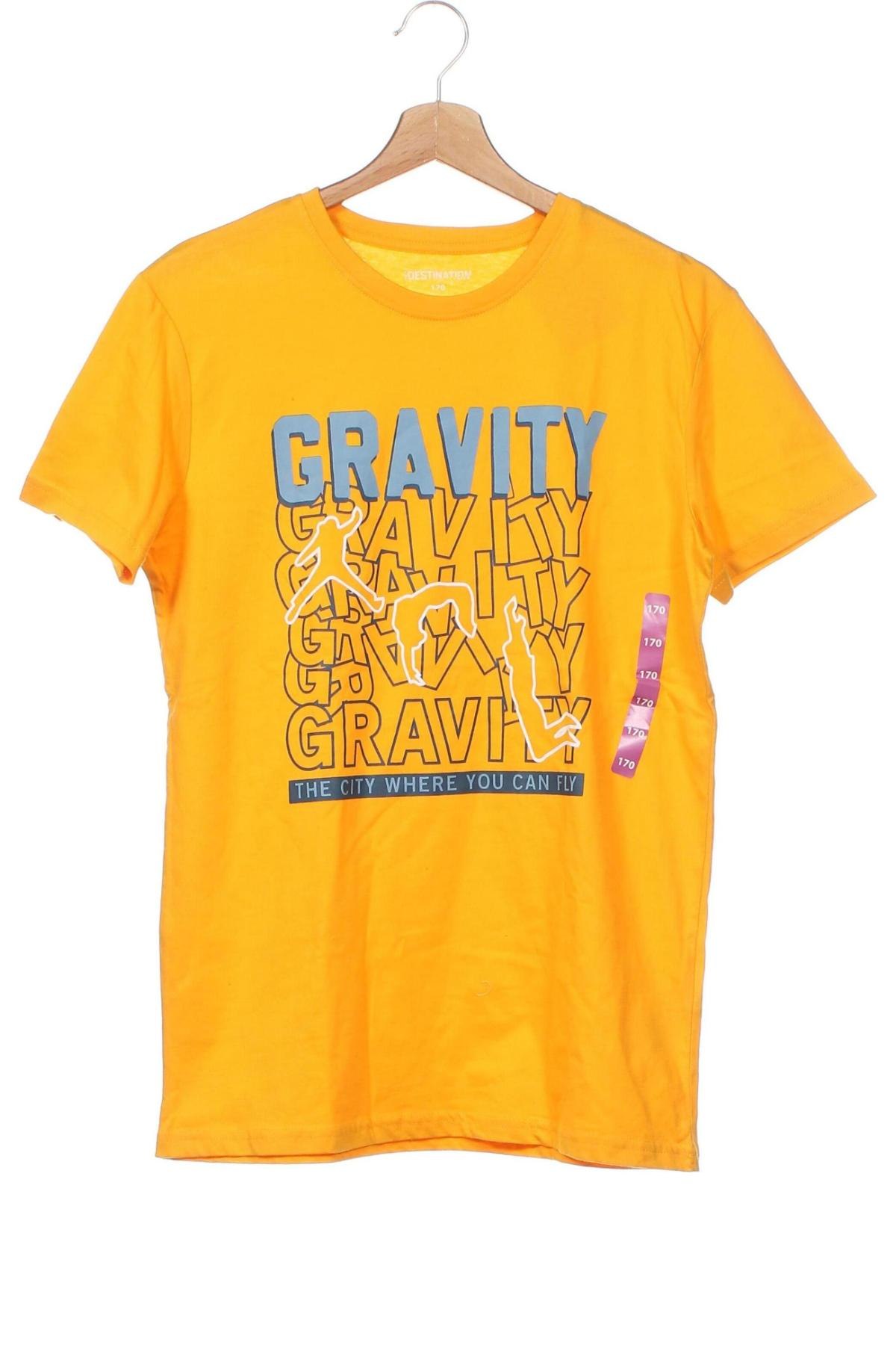 Kinder T-Shirt Pepco, Größe 15-18y/ 170-176 cm, Farbe Gelb, Preis 10,50 €