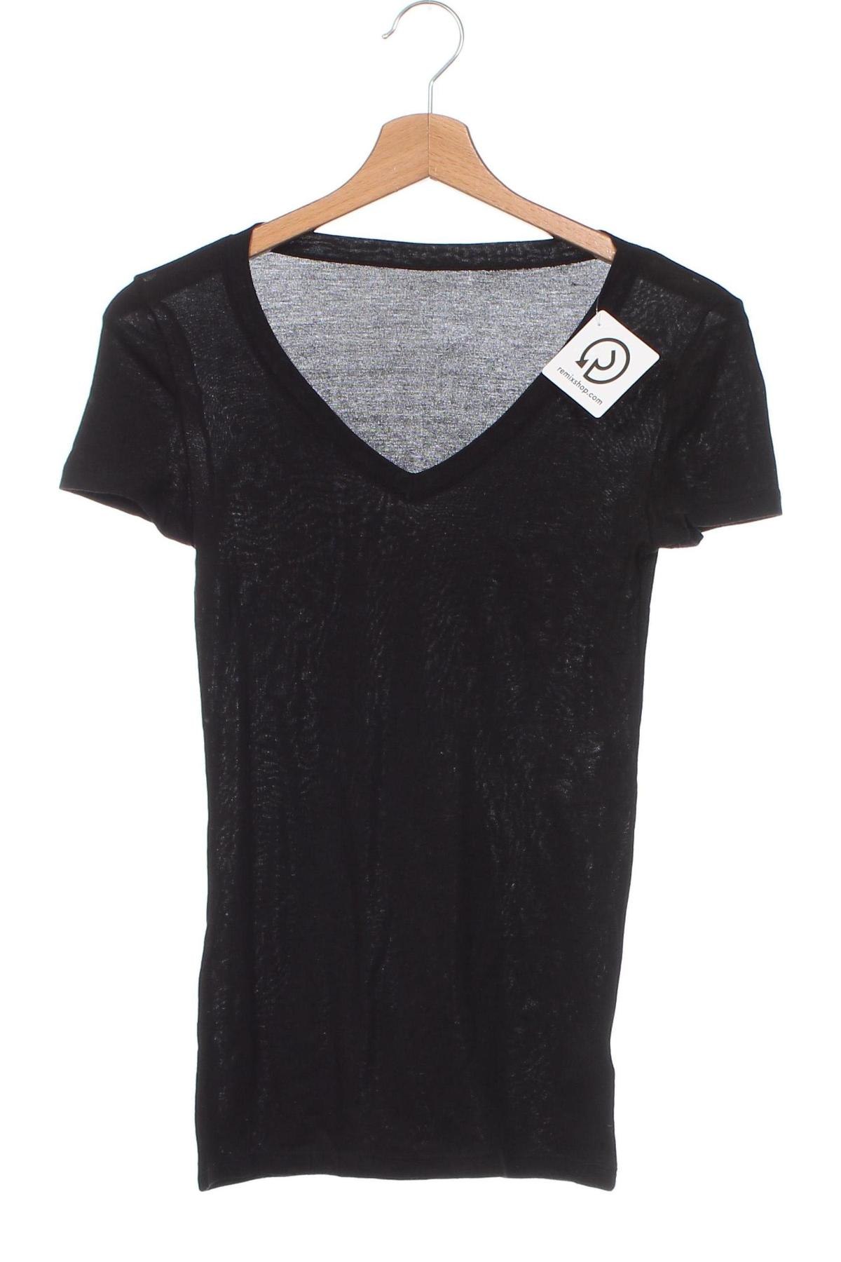 Παιδικό μπλουζάκι Petit Bateau, Μέγεθος 12-13y/ 158-164 εκ., Χρώμα Μαύρο, Τιμή 21,03 €