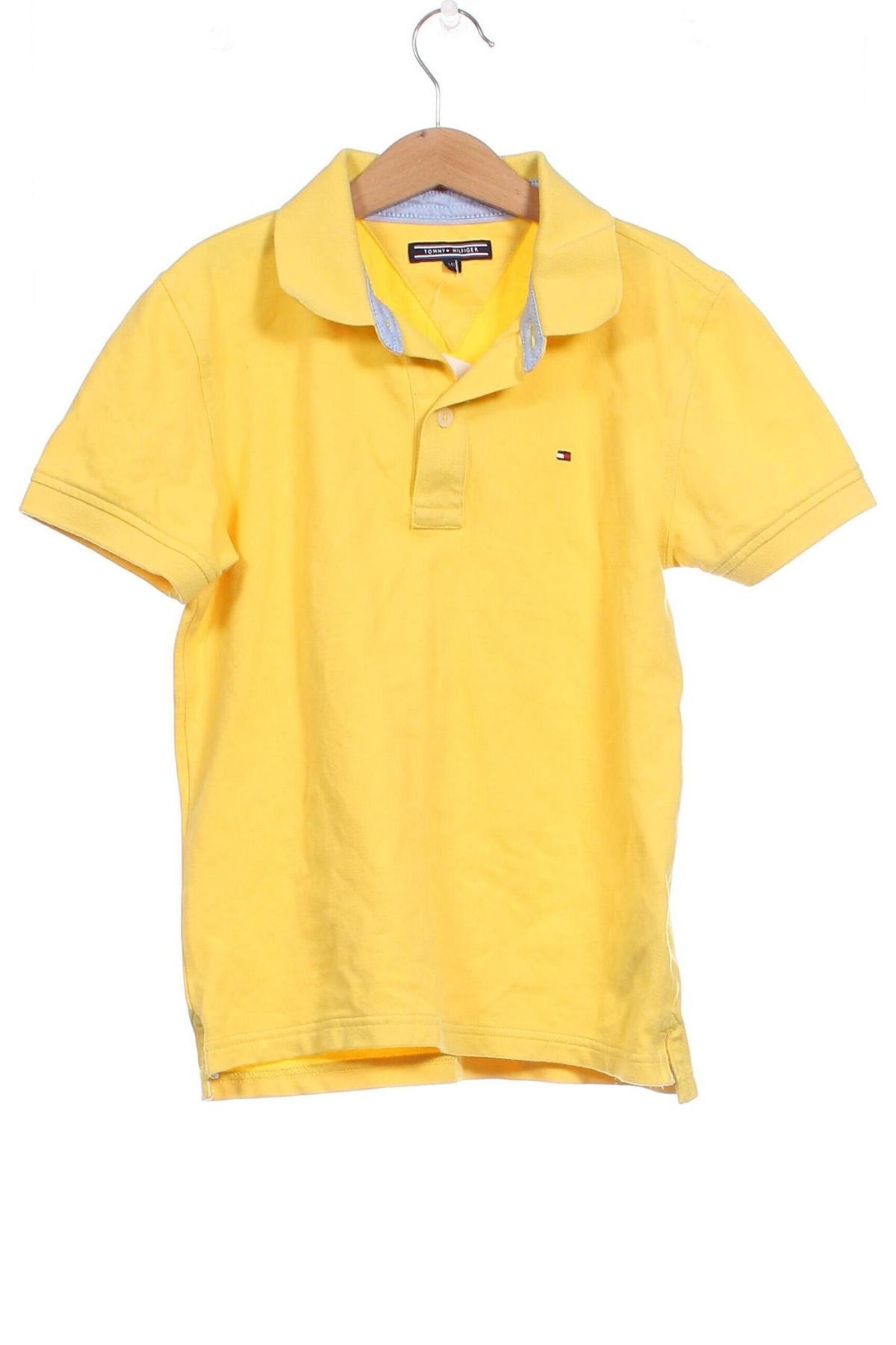 Tricou pentru copii Tommy Hilfiger, Mărime 8-9y/ 134-140 cm, Culoare Galben, Preț 99,49 Lei