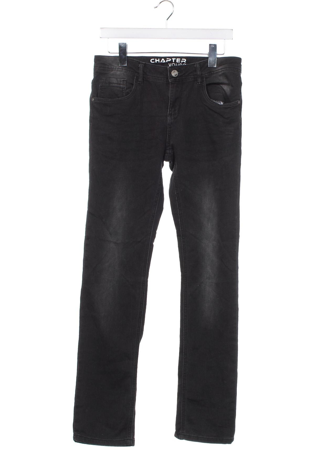 Kinderjeans Chapter, Größe 14-15y/ 168-170 cm, Farbe Grau, Preis 6,46 €