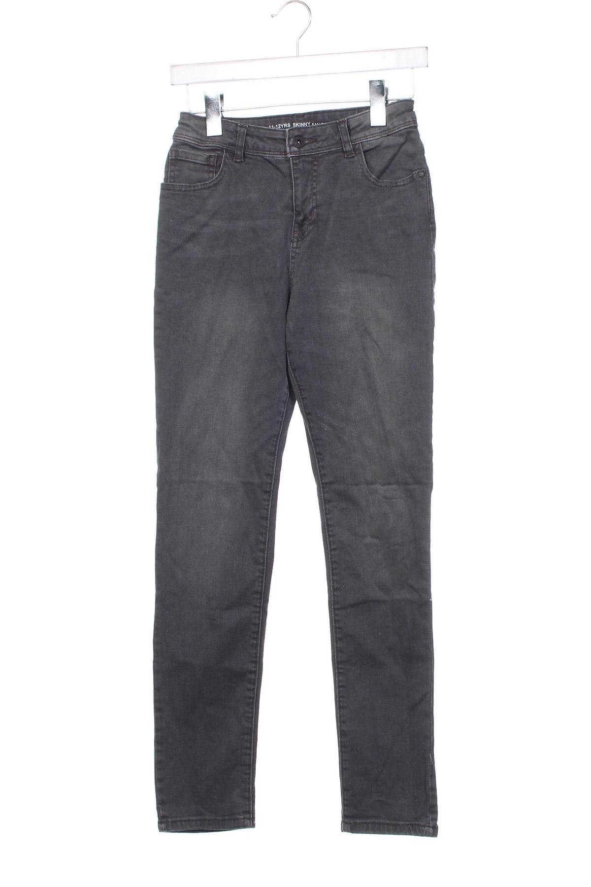 Dziecięce jeansy Denim Co., Rozmiar 11-12y/ 152-158 cm, Kolor Szary, Cena 23,54 zł