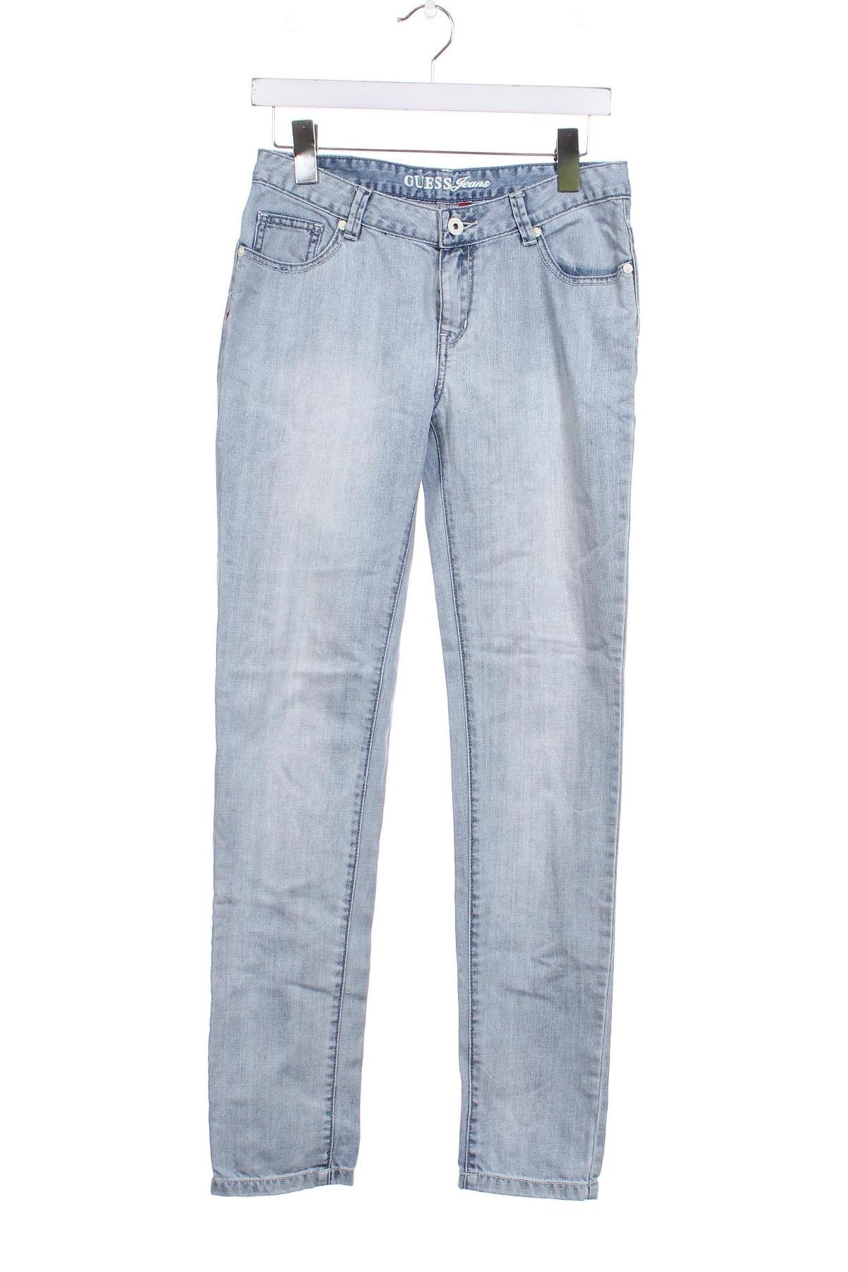 Dziecięce jeansy Guess, Rozmiar 15-18y/ 170-176 cm, Kolor Niebieski, Cena 56,27 zł